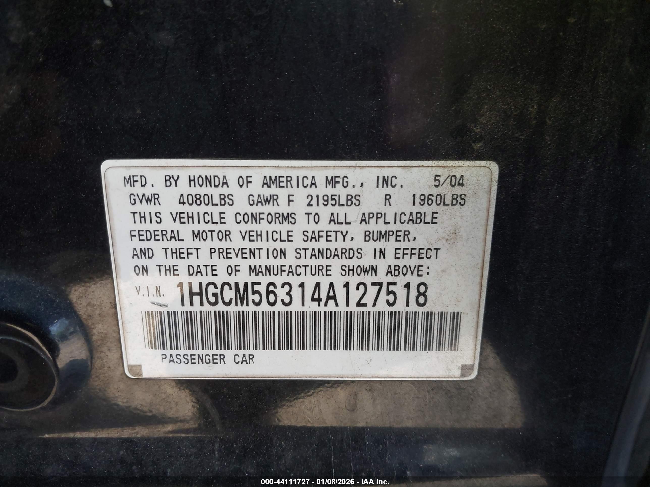 HONDA ACCORD image 9