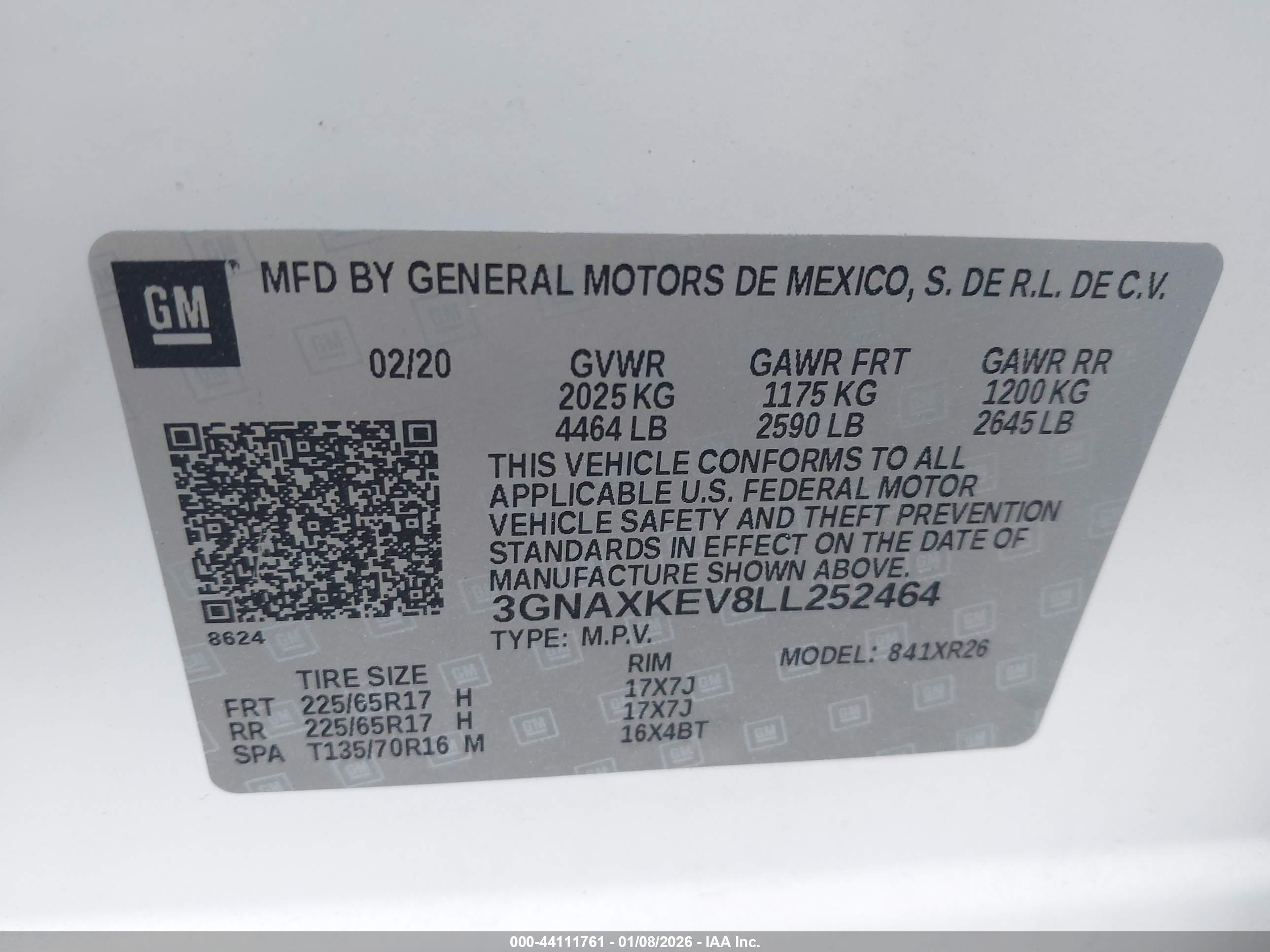 CHEVROLET EQUINOX image 9