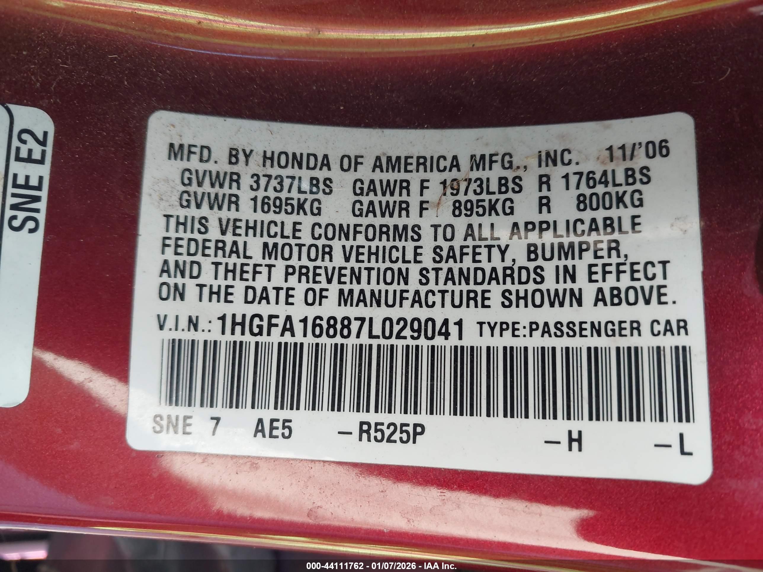 HONDA CIVIC image 9