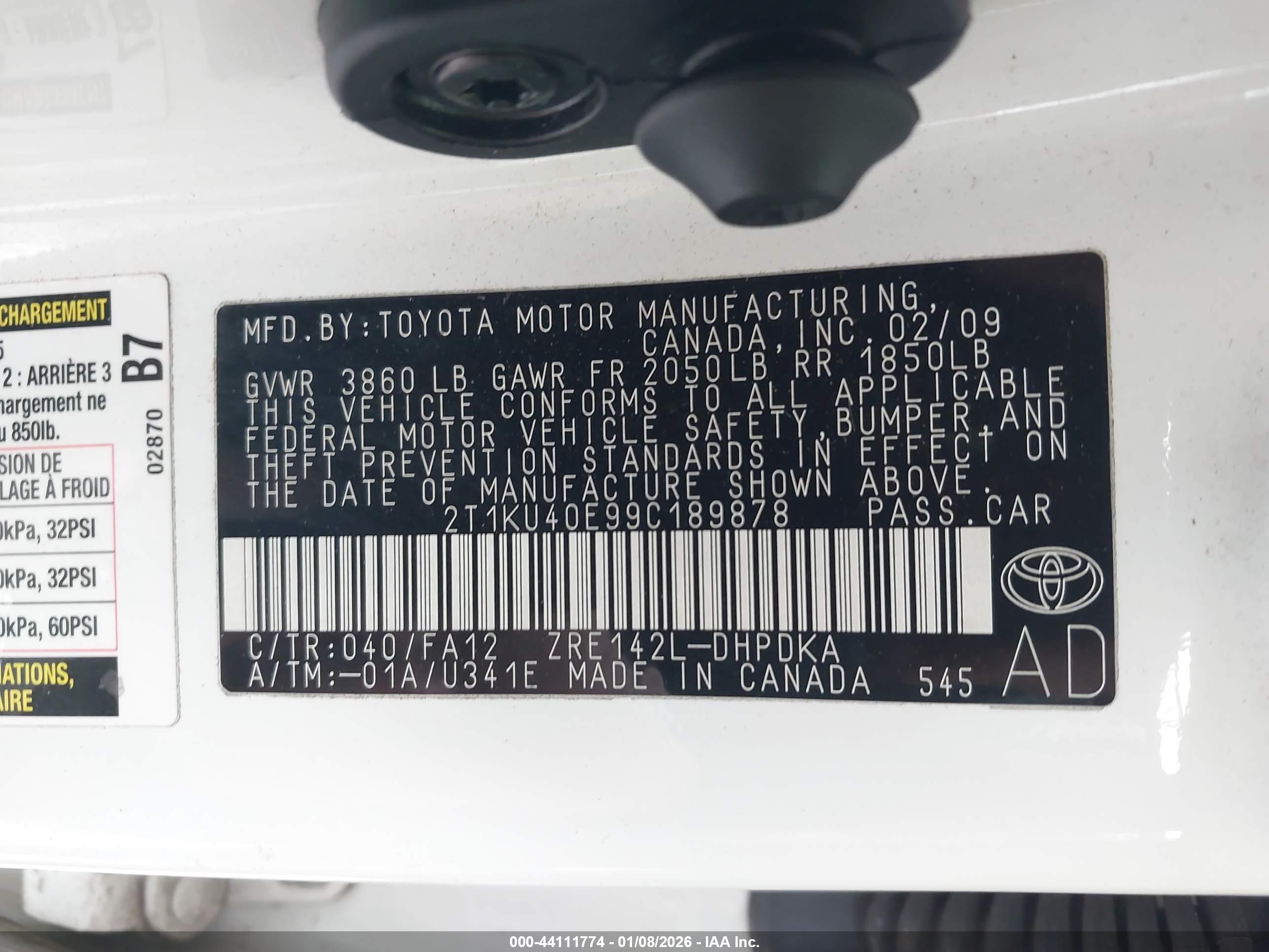 TOYOTA MATRIX image 9