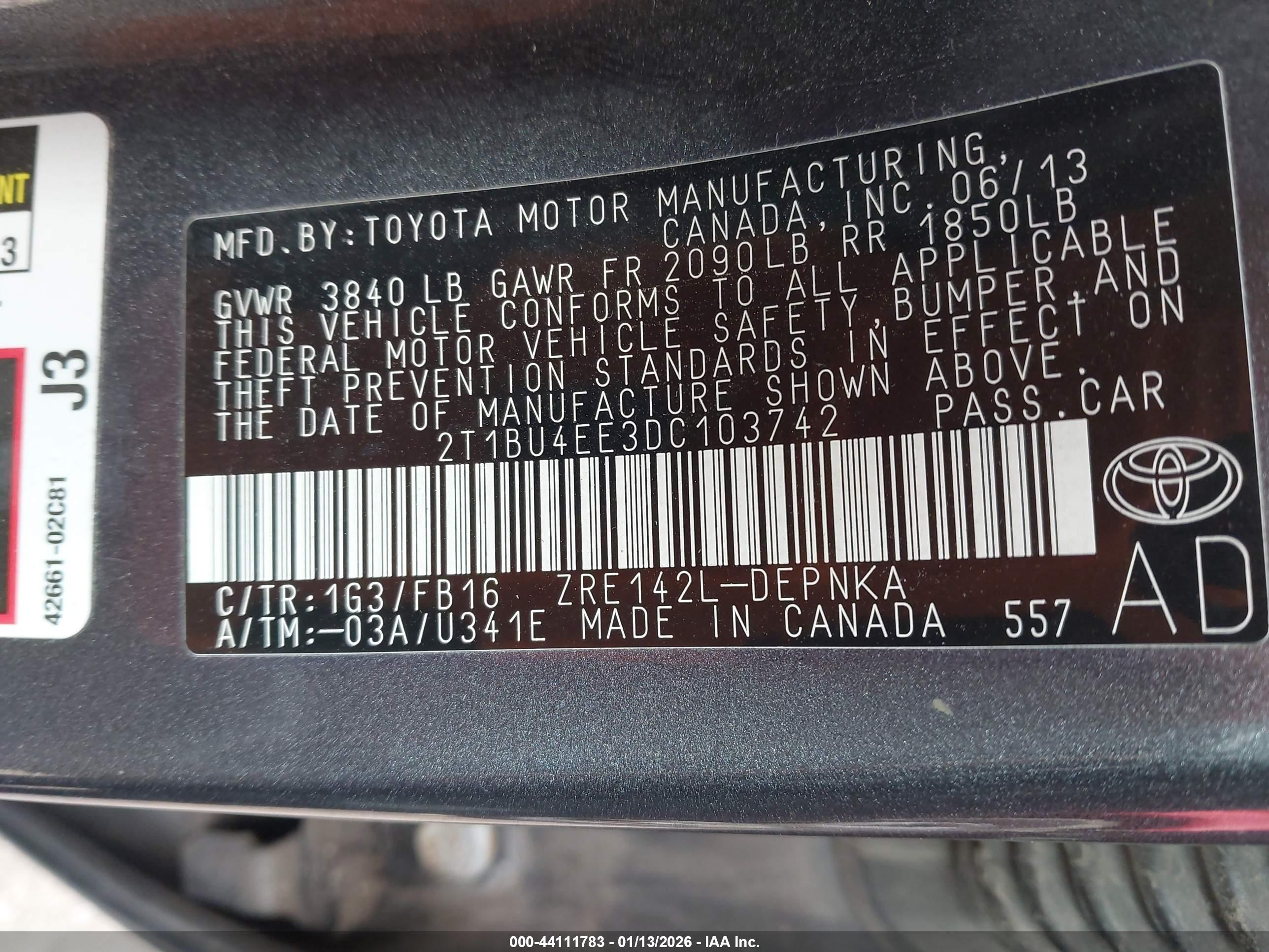 TOYOTA COROLLA image 9
