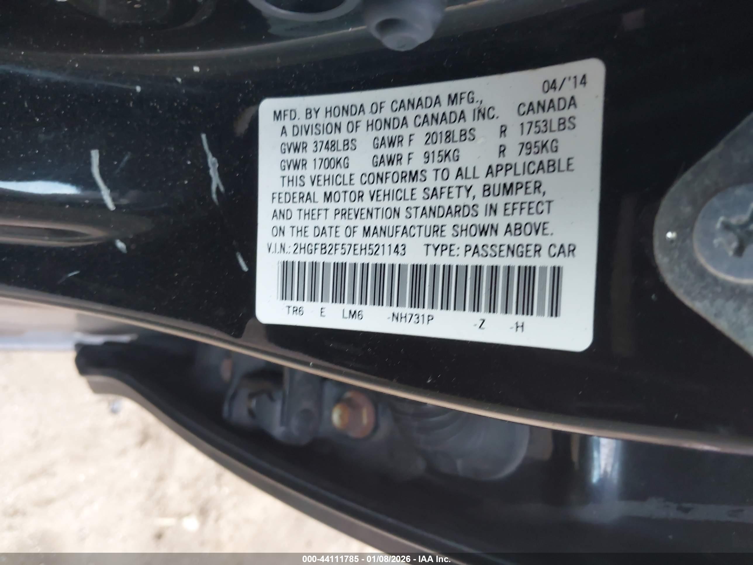 HONDA CIVIC image 9