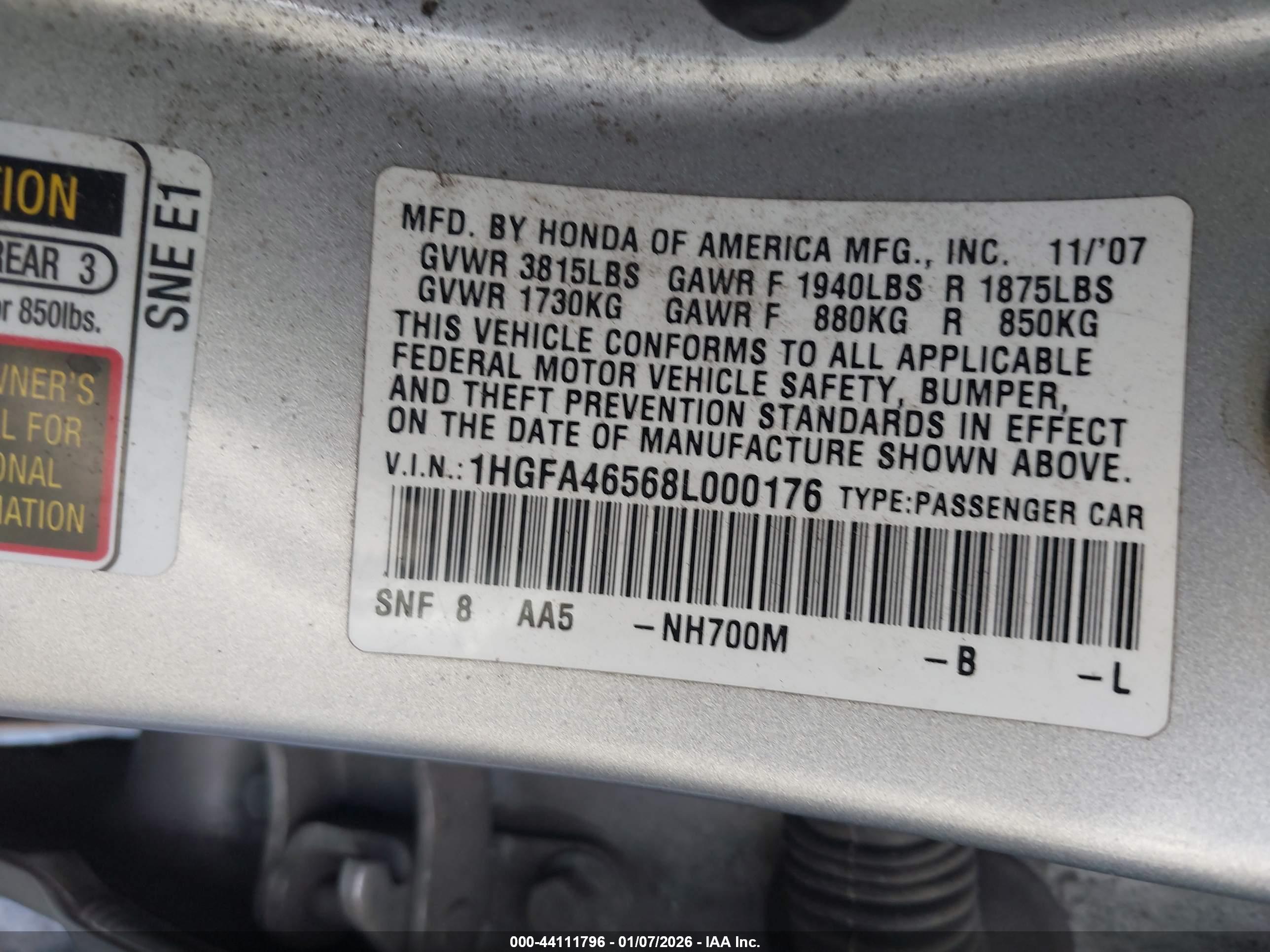 HONDA CIVIC image 9