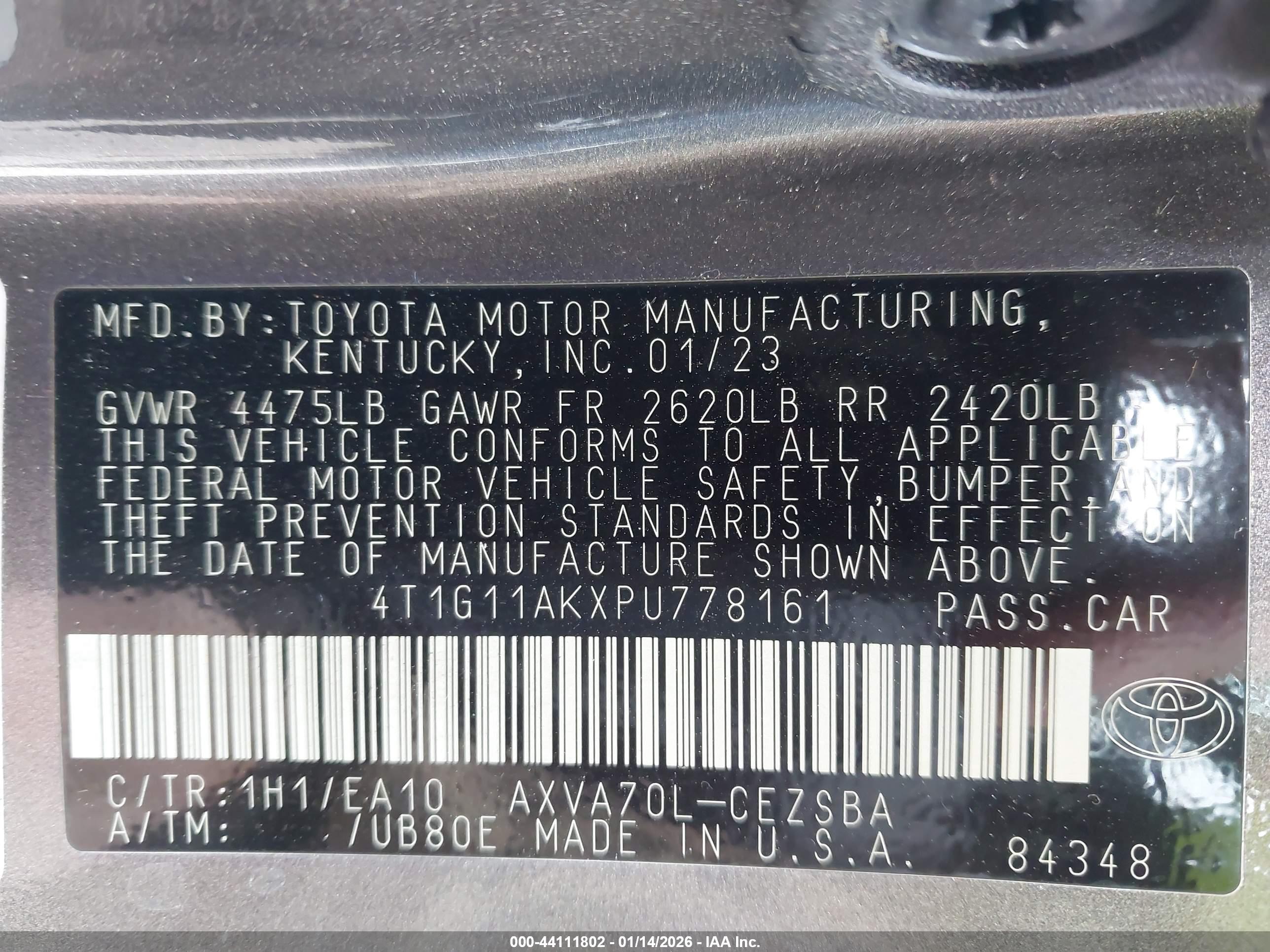 TOYOTA CAMRY image 9