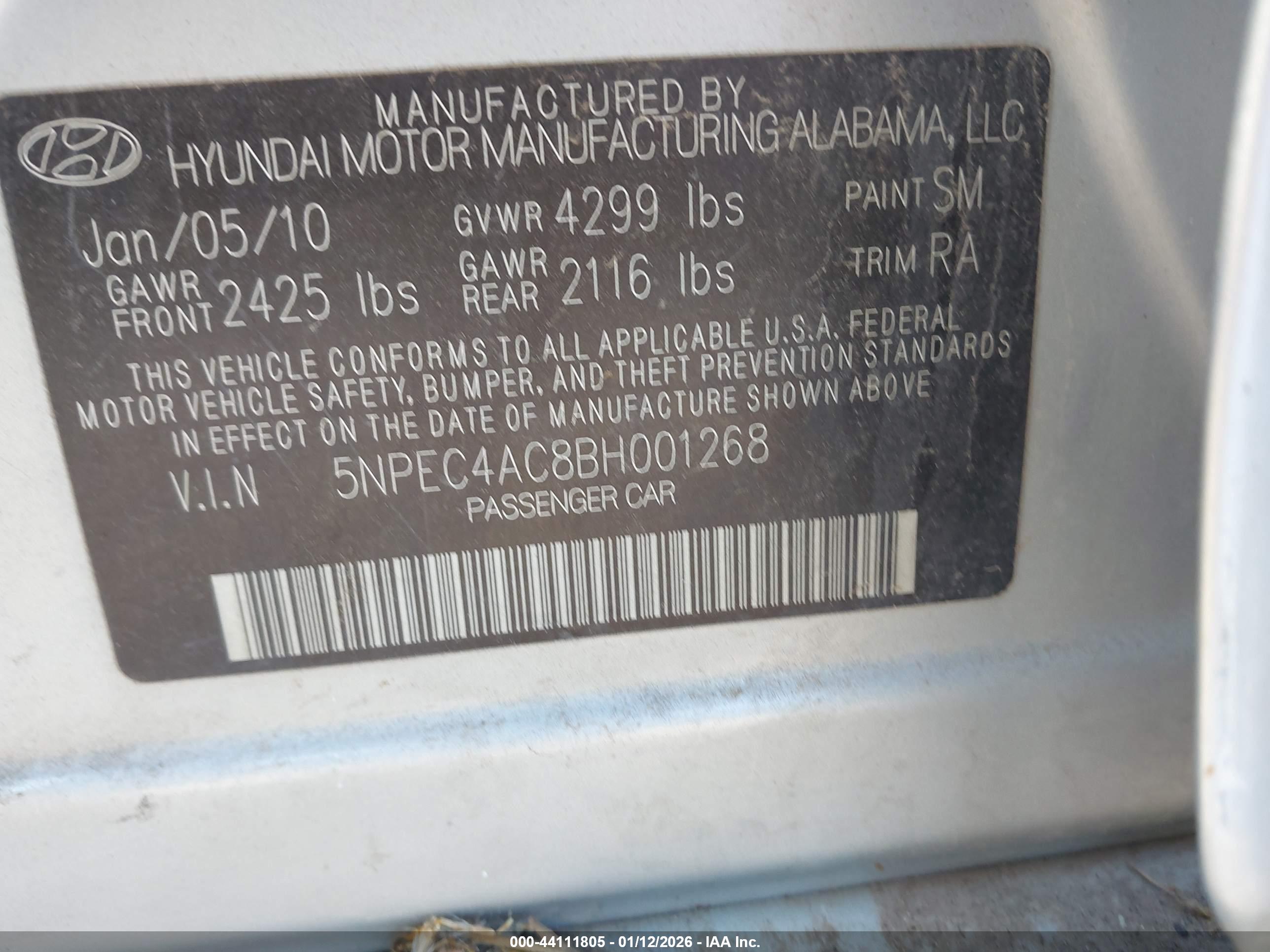 HYUNDAI SONATA image 9