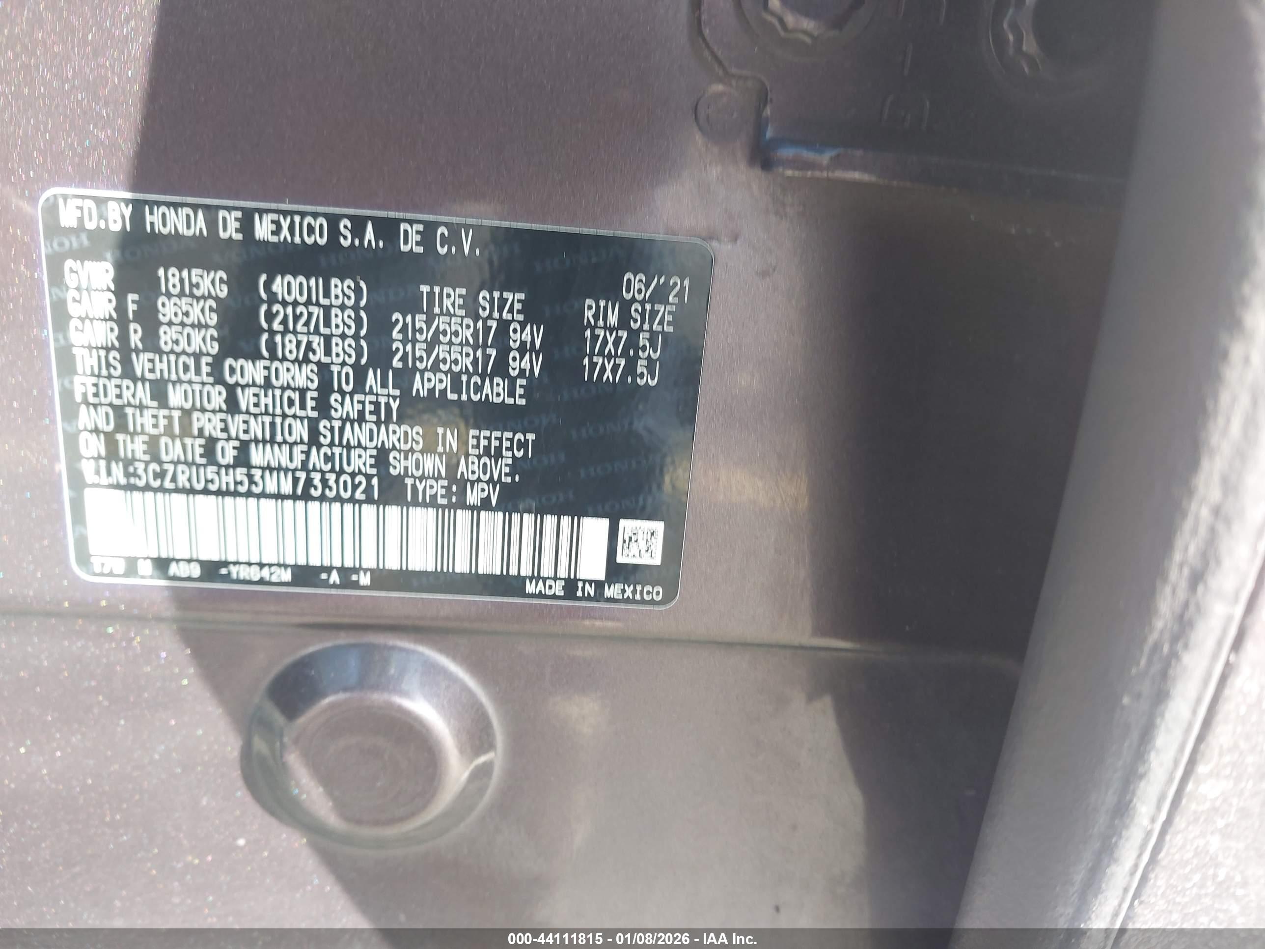HONDA HR-V image 9