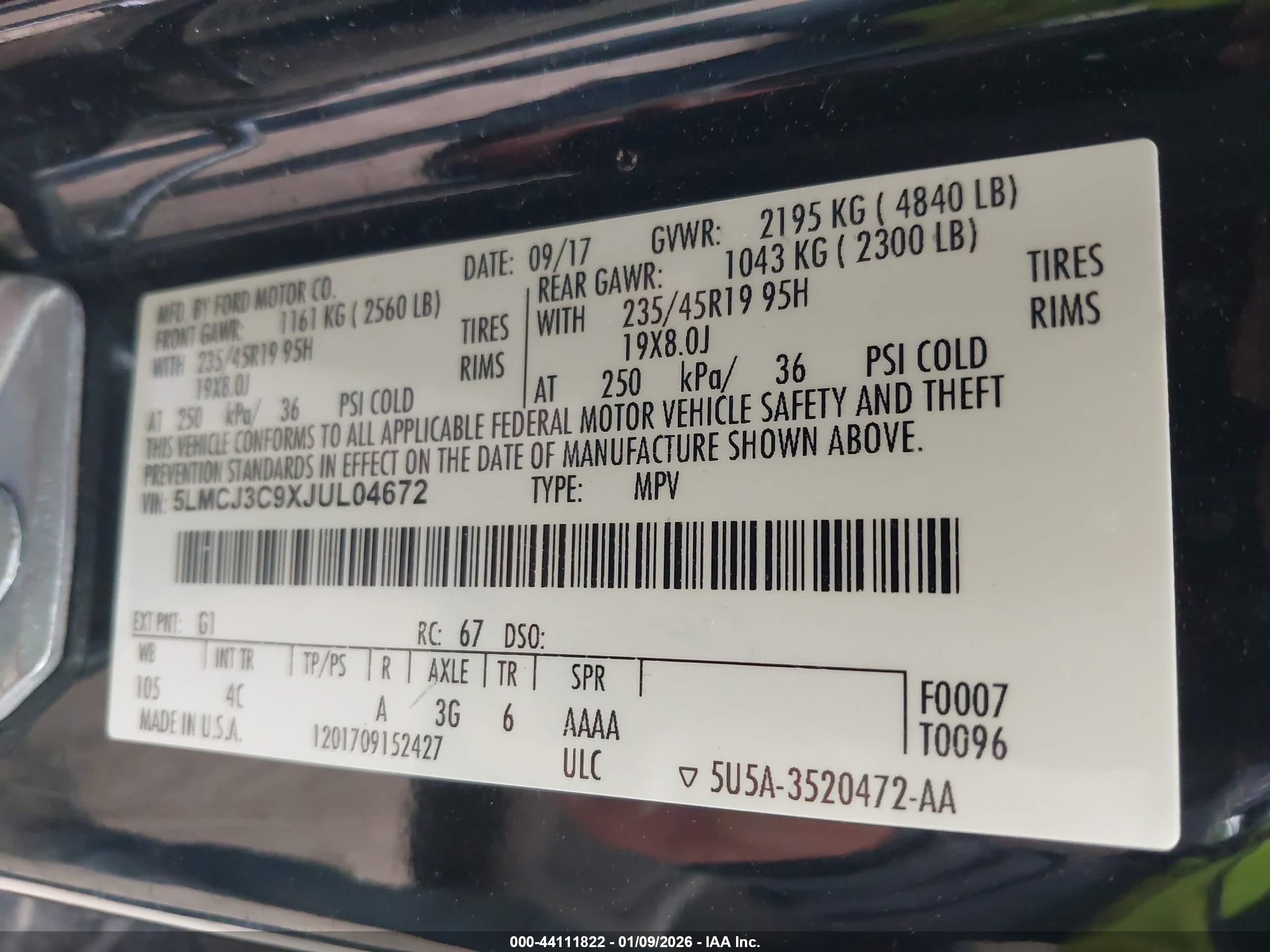 LINCOLN MKC image 9