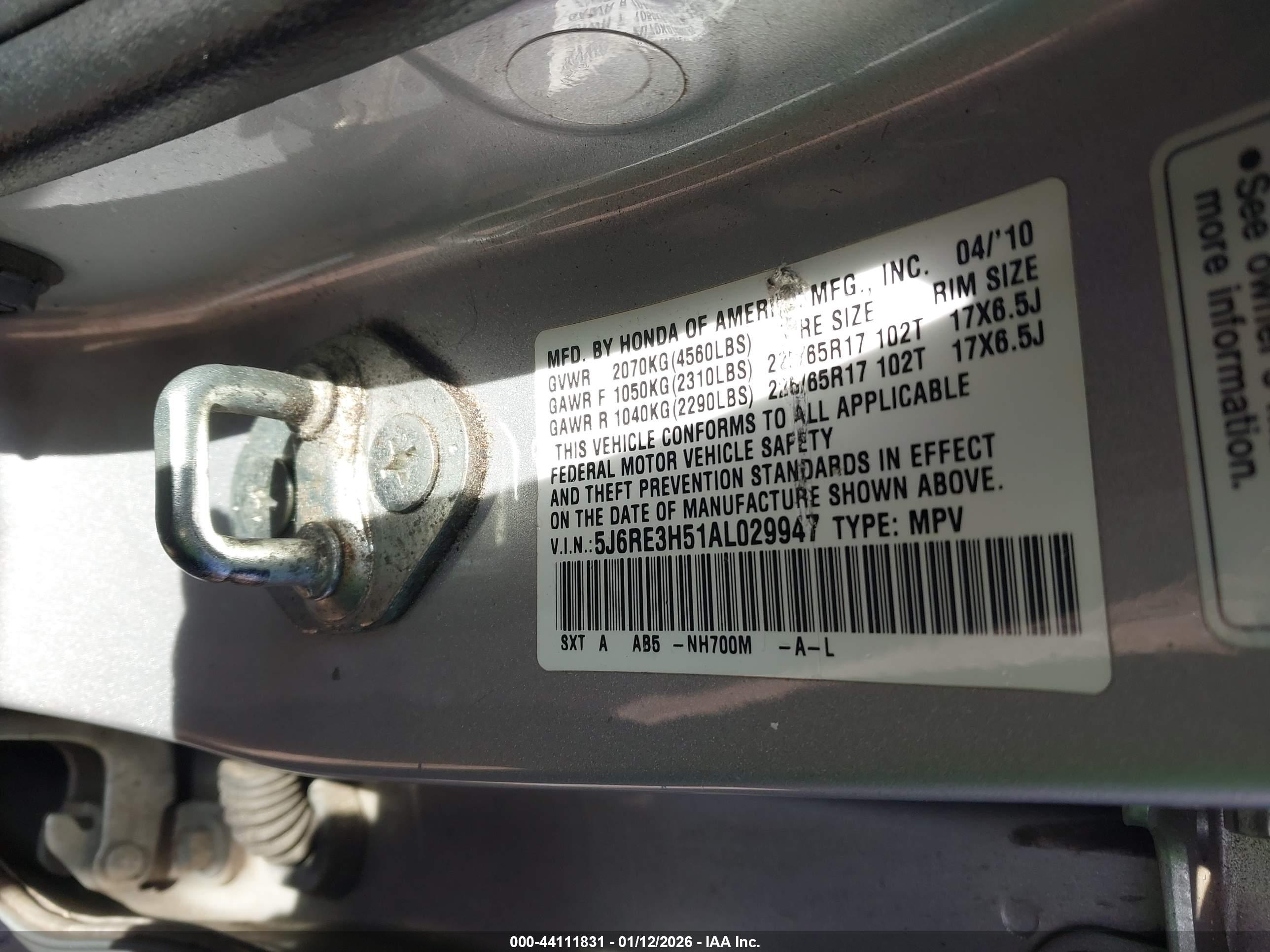 HONDA CR-V image 9