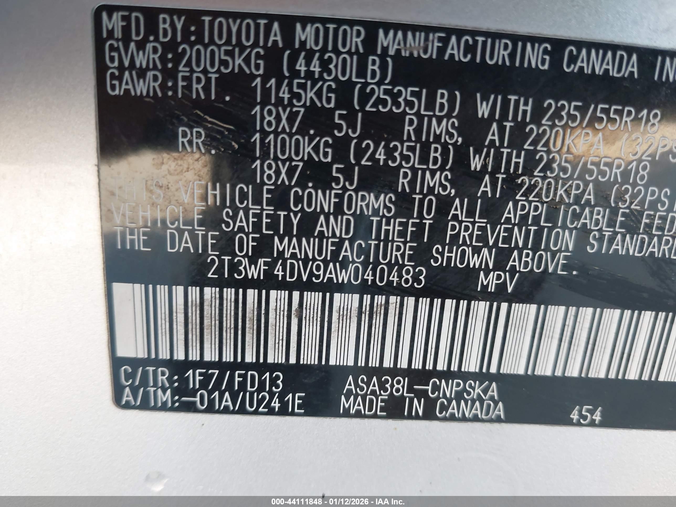 TOYOTA RAV4 image 9