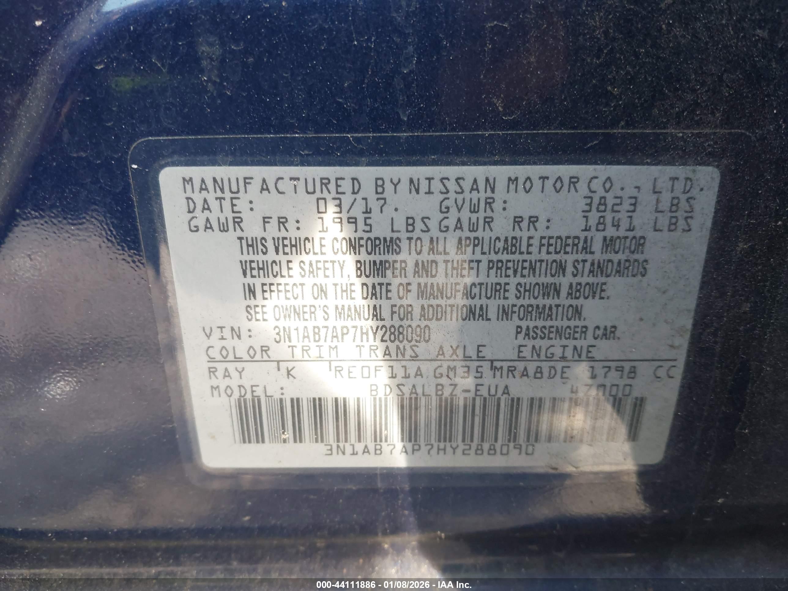 NISSAN SENTRA image 9