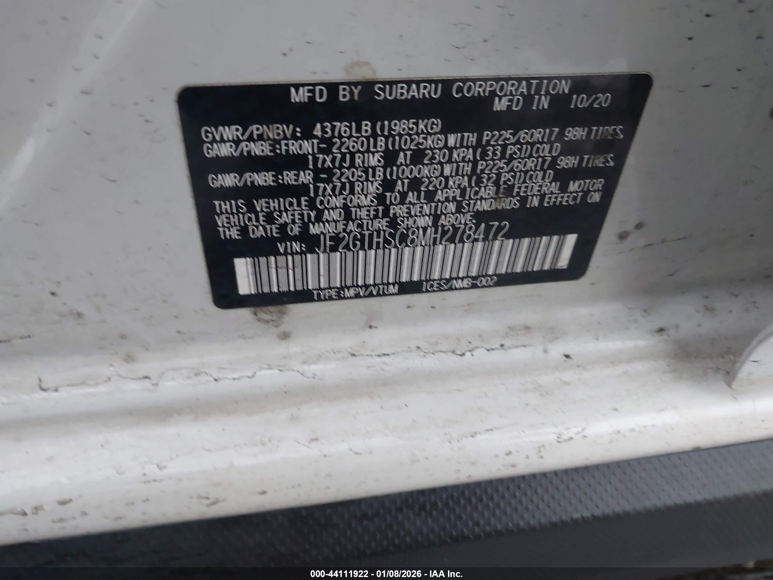 SUBARU CROSSTREK image 9