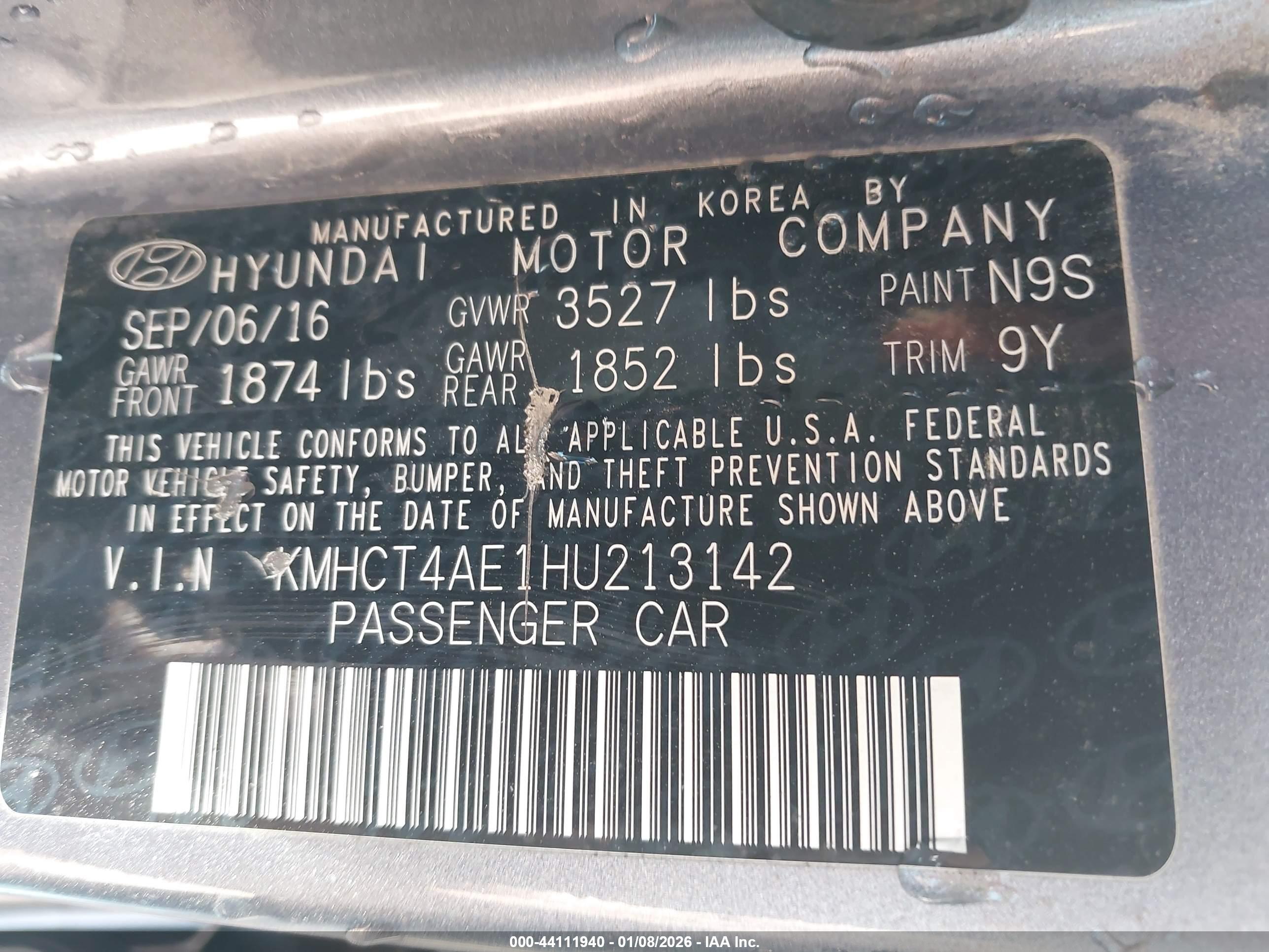 HYUNDAI ACCENT image 9