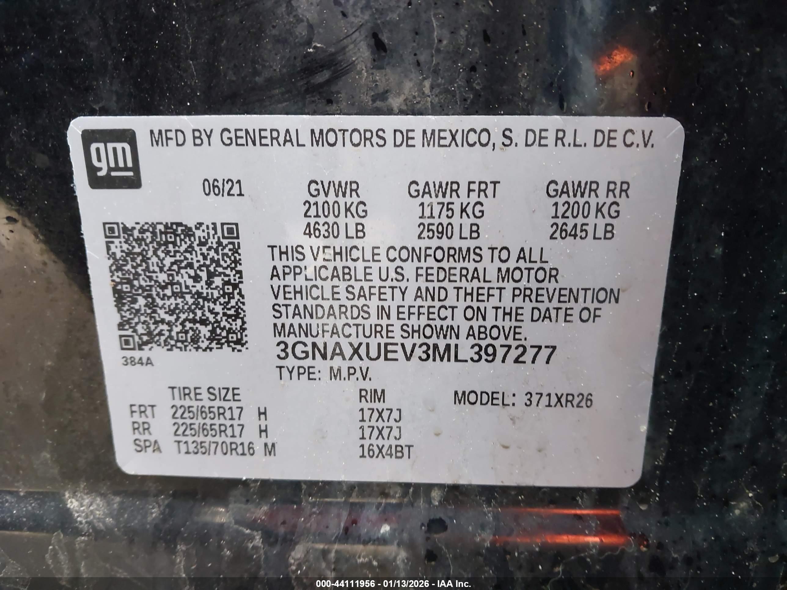 CHEVROLET EQUINOX image 9