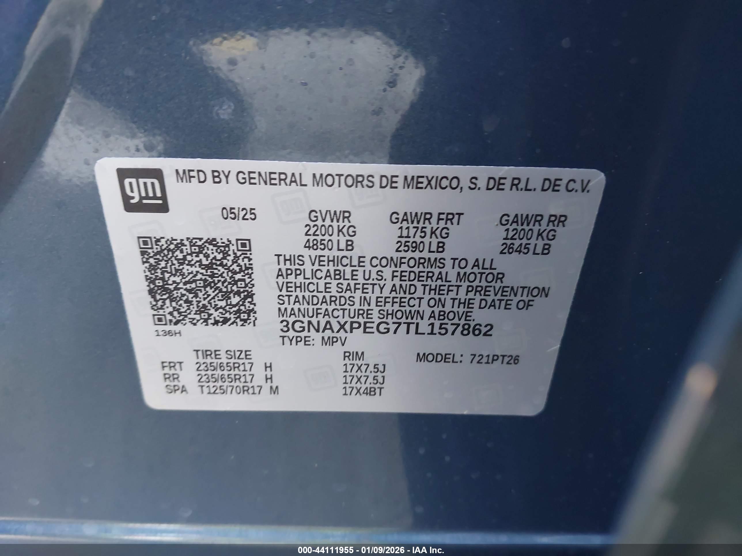 CHEVROLET EQUINOX image 9