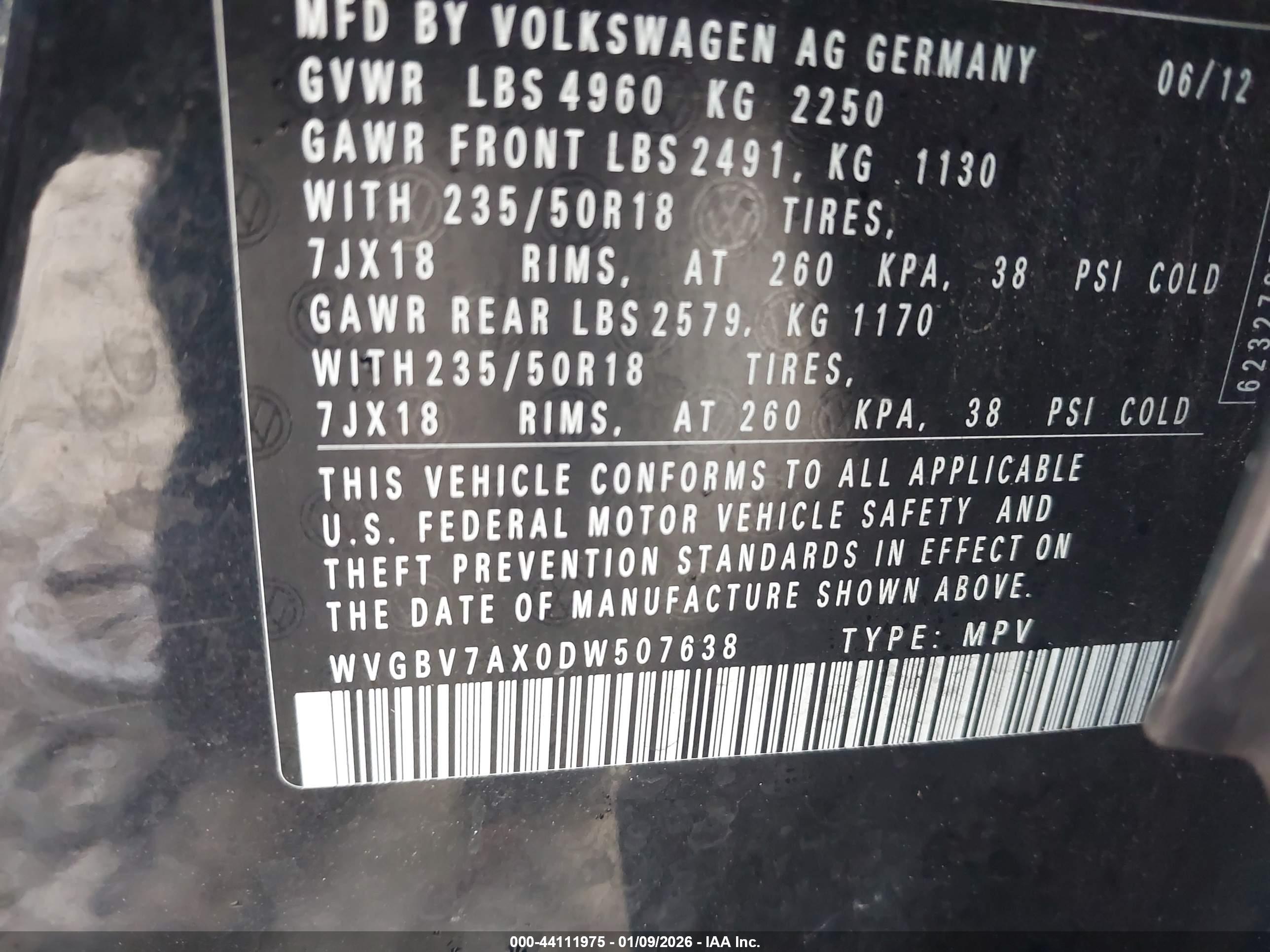 VOLKSWAGEN TIGUAN image 9