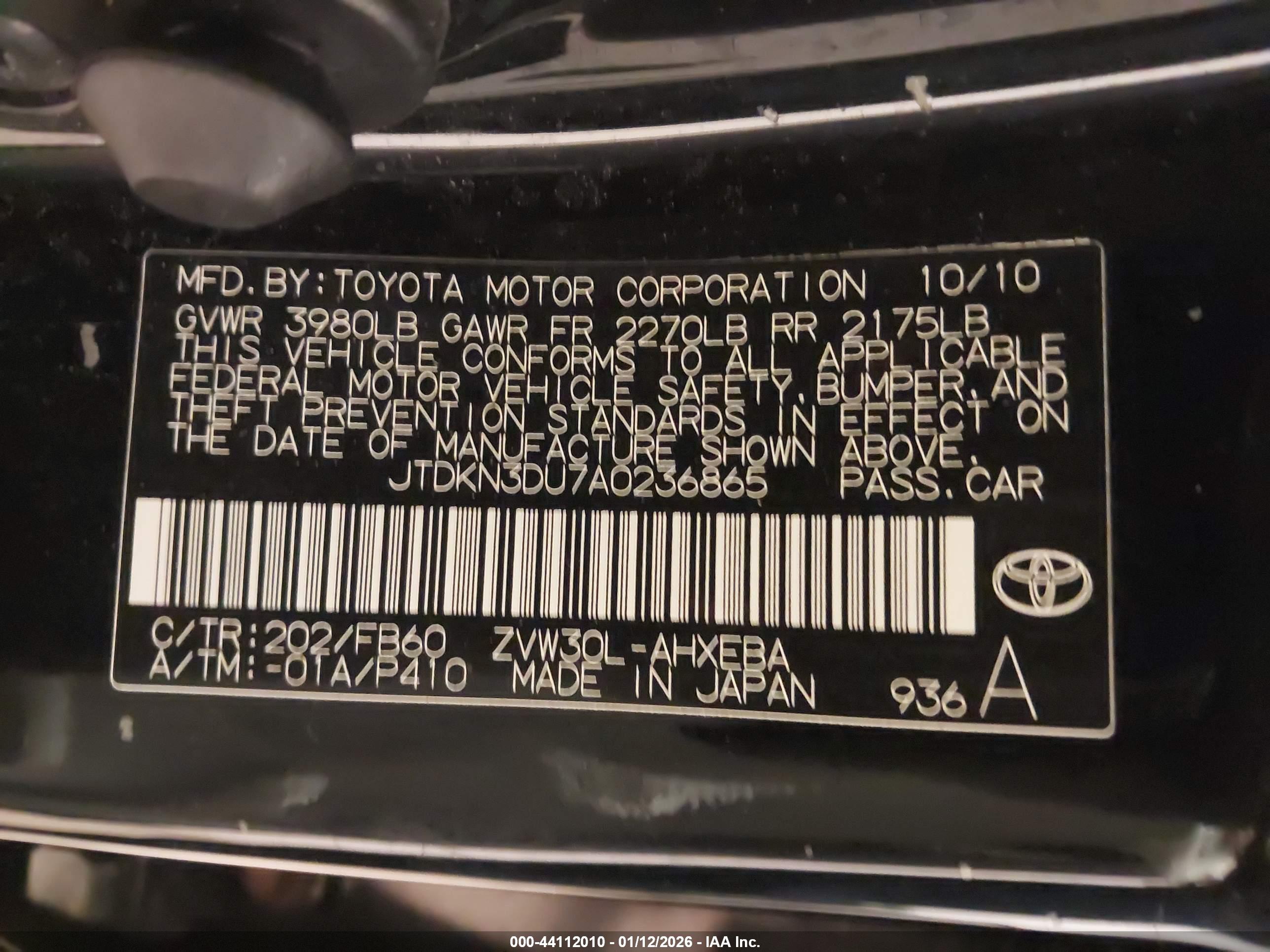 TOYOTA PRIUS image 9