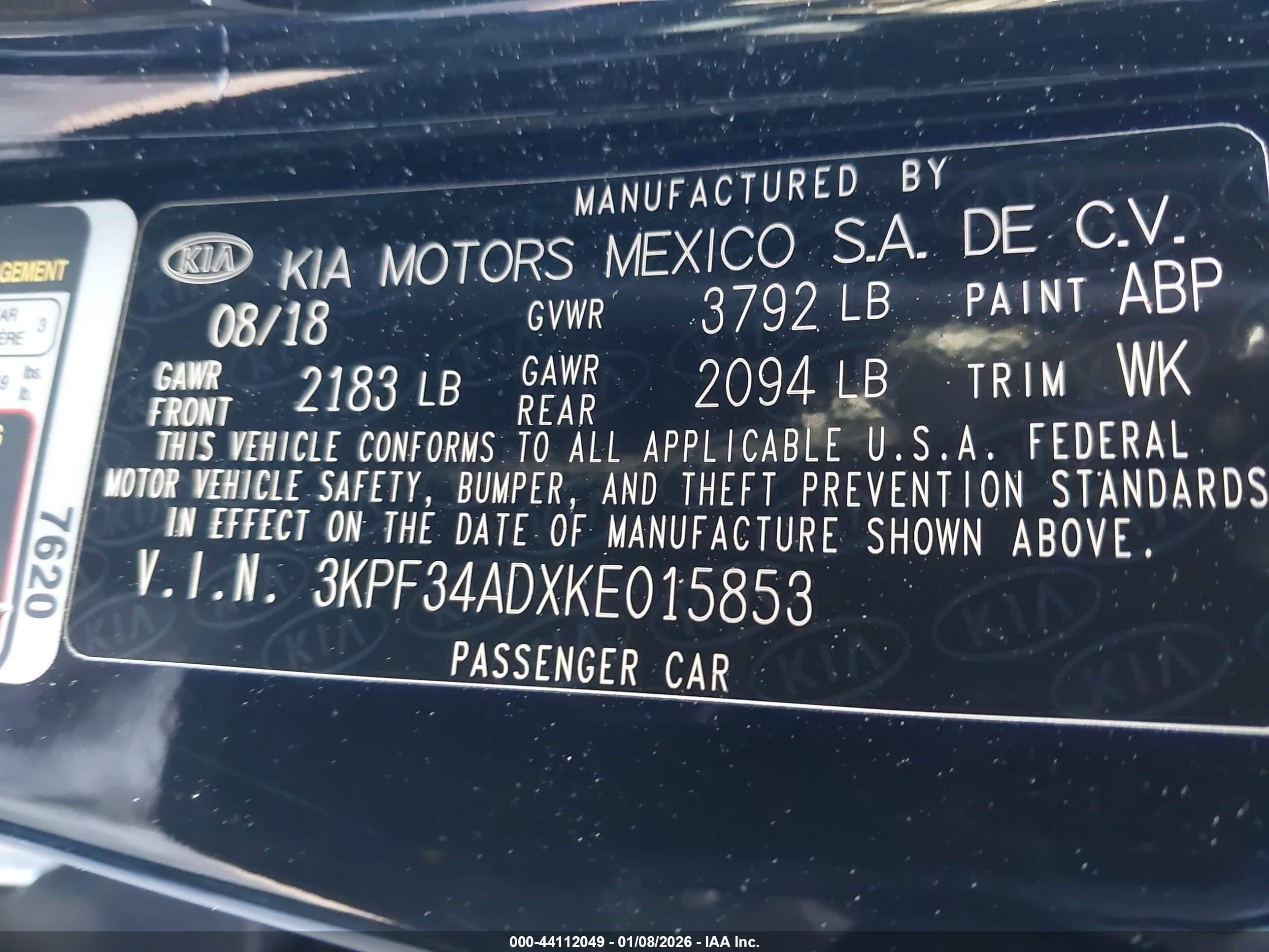KIA FORTE image 9