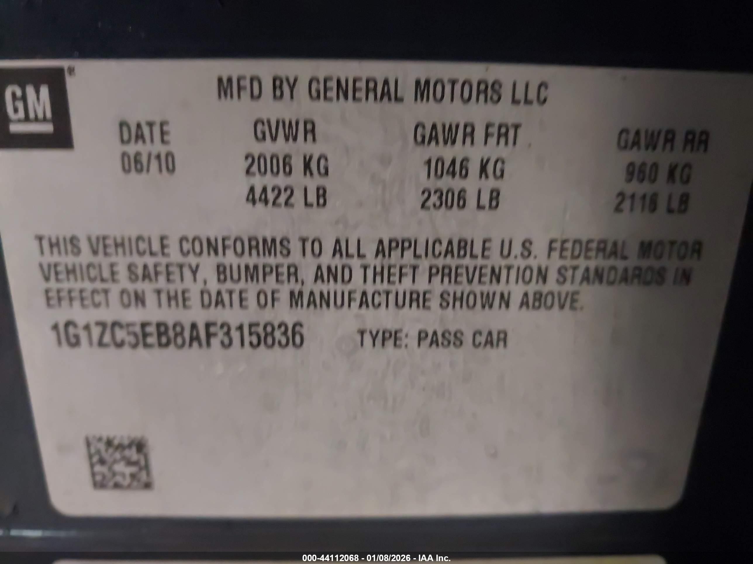 CHEVROLET MALIBU image 9