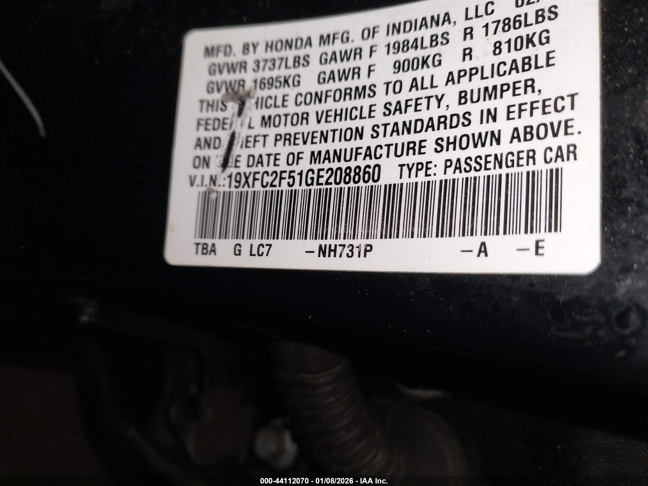 HONDA CIVIC image 9