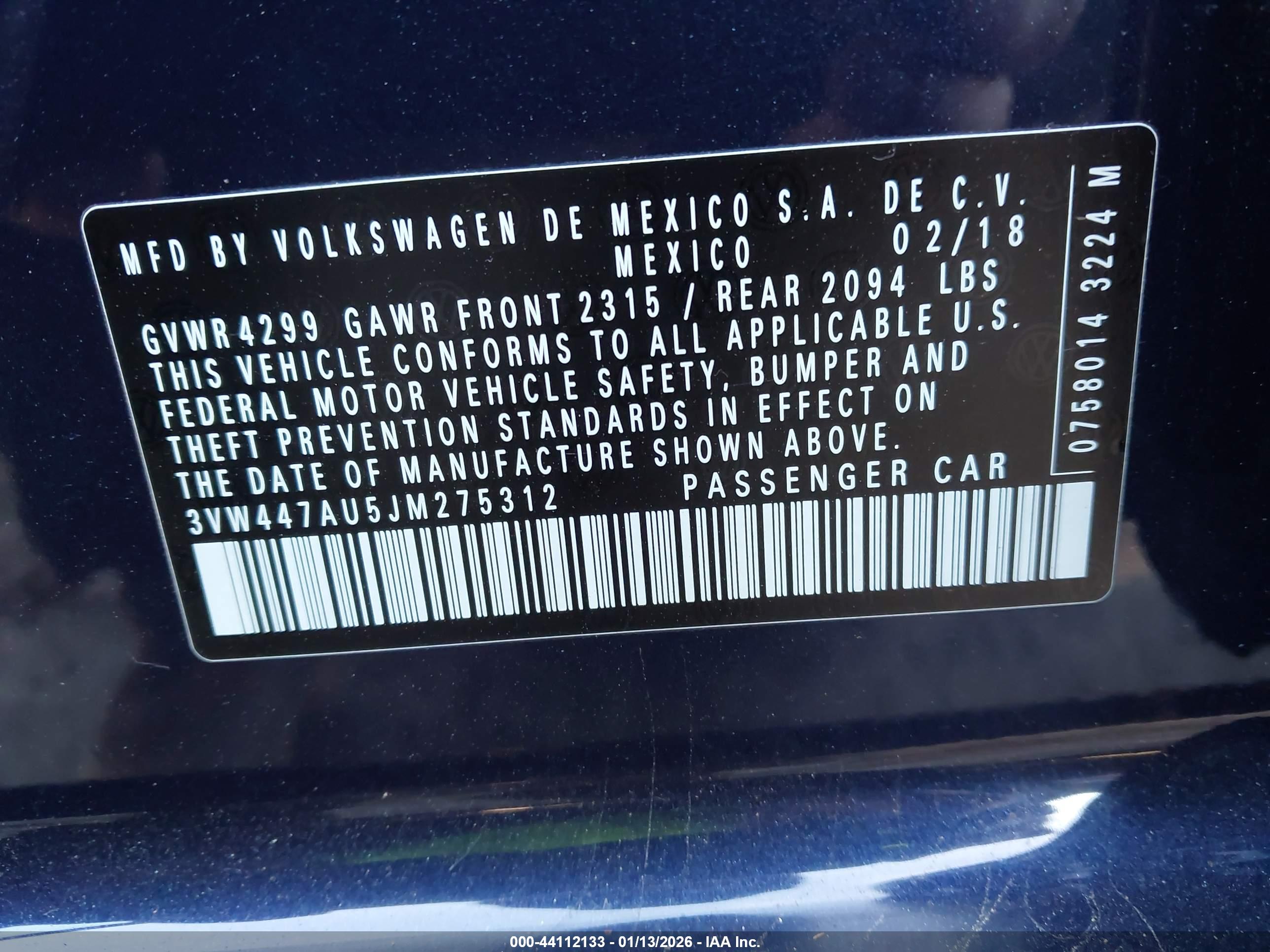 VOLKSWAGEN GOLF image 9