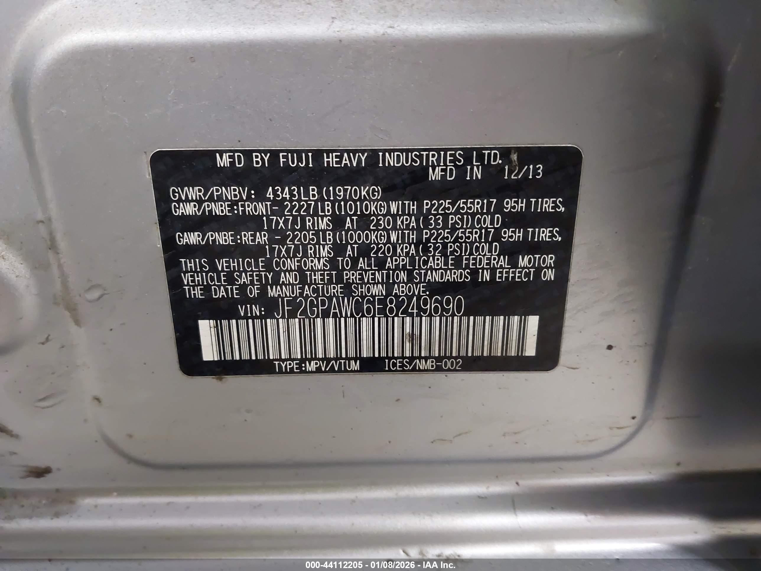 SUBARU XV image 9