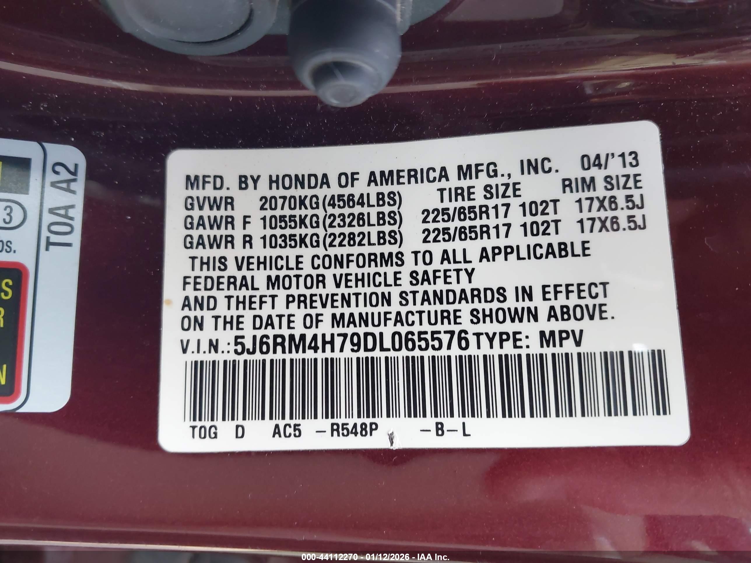 HONDA CR-V image 9