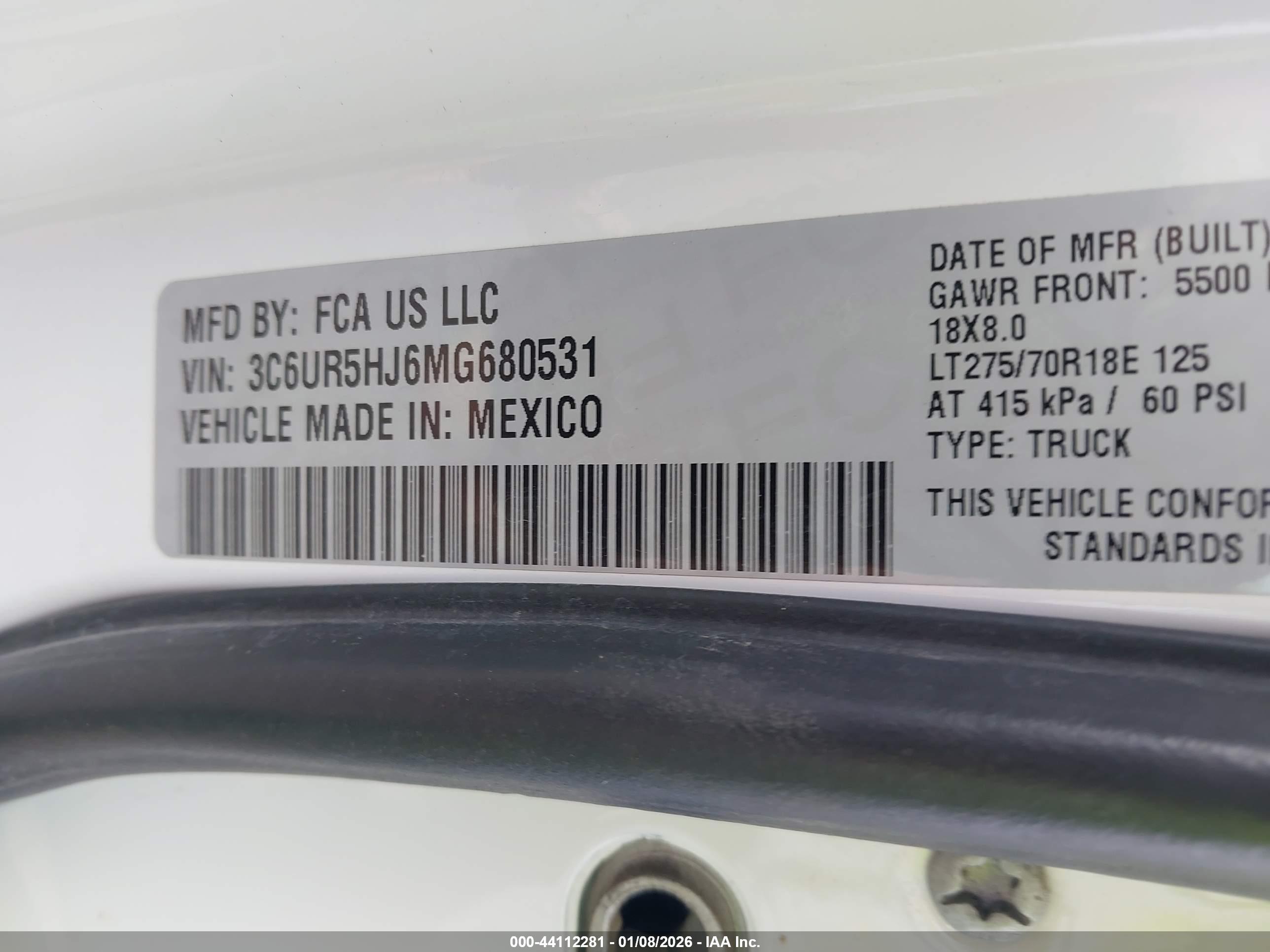 RAM 2500 image 9