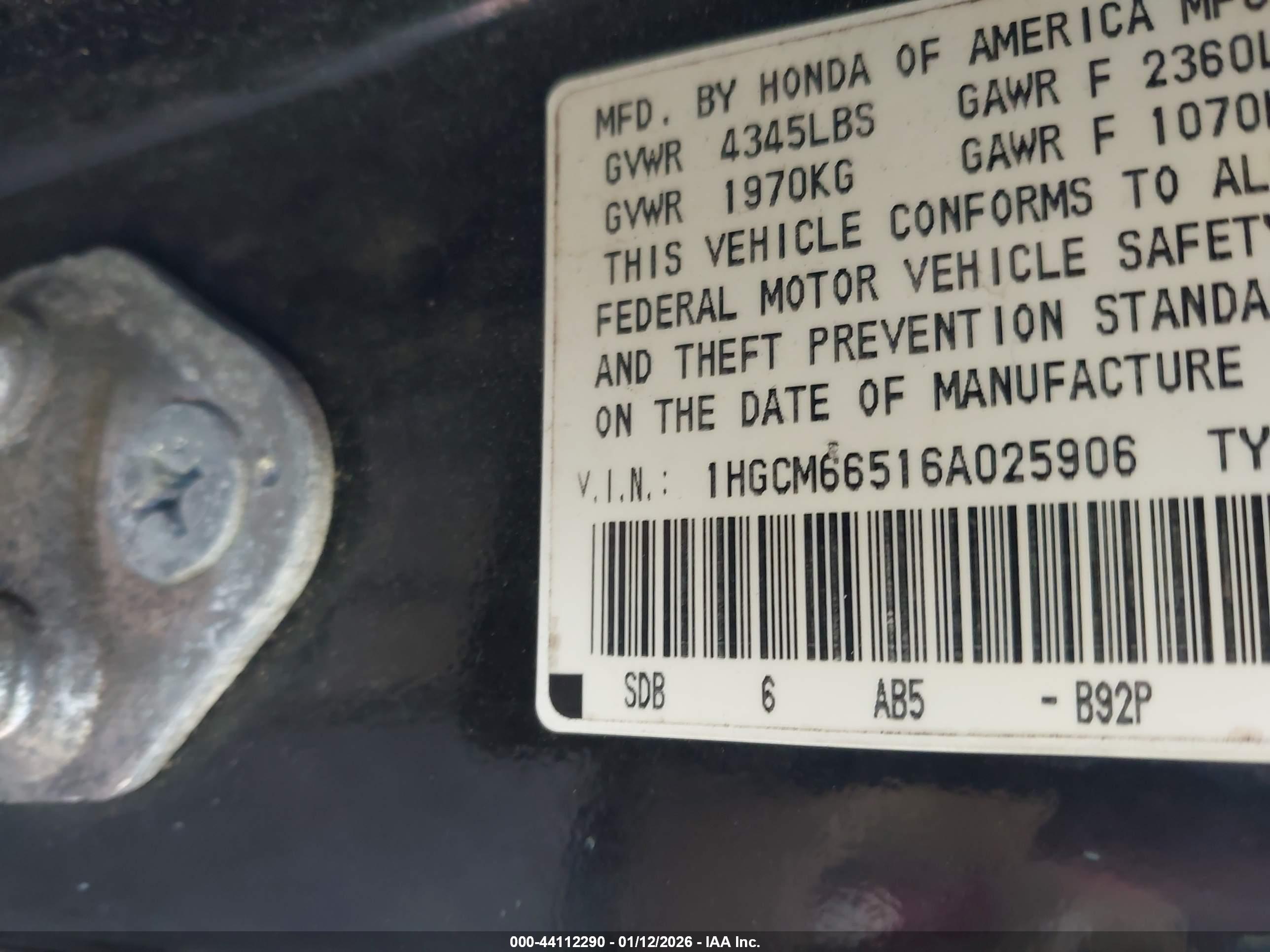 HONDA ACCORD image 9