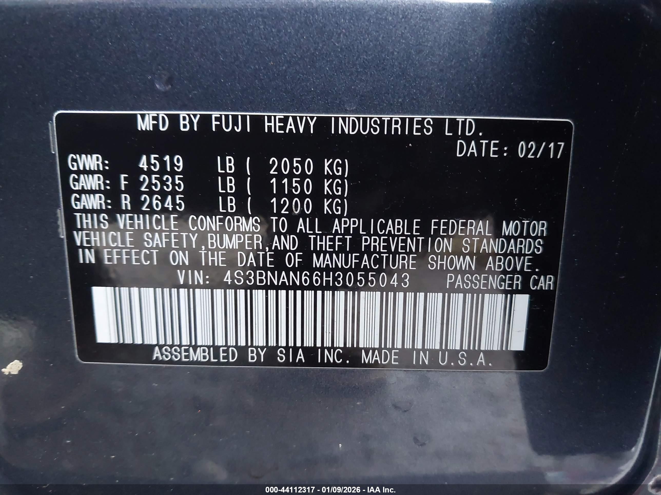 SUBARU LEGACY image 9