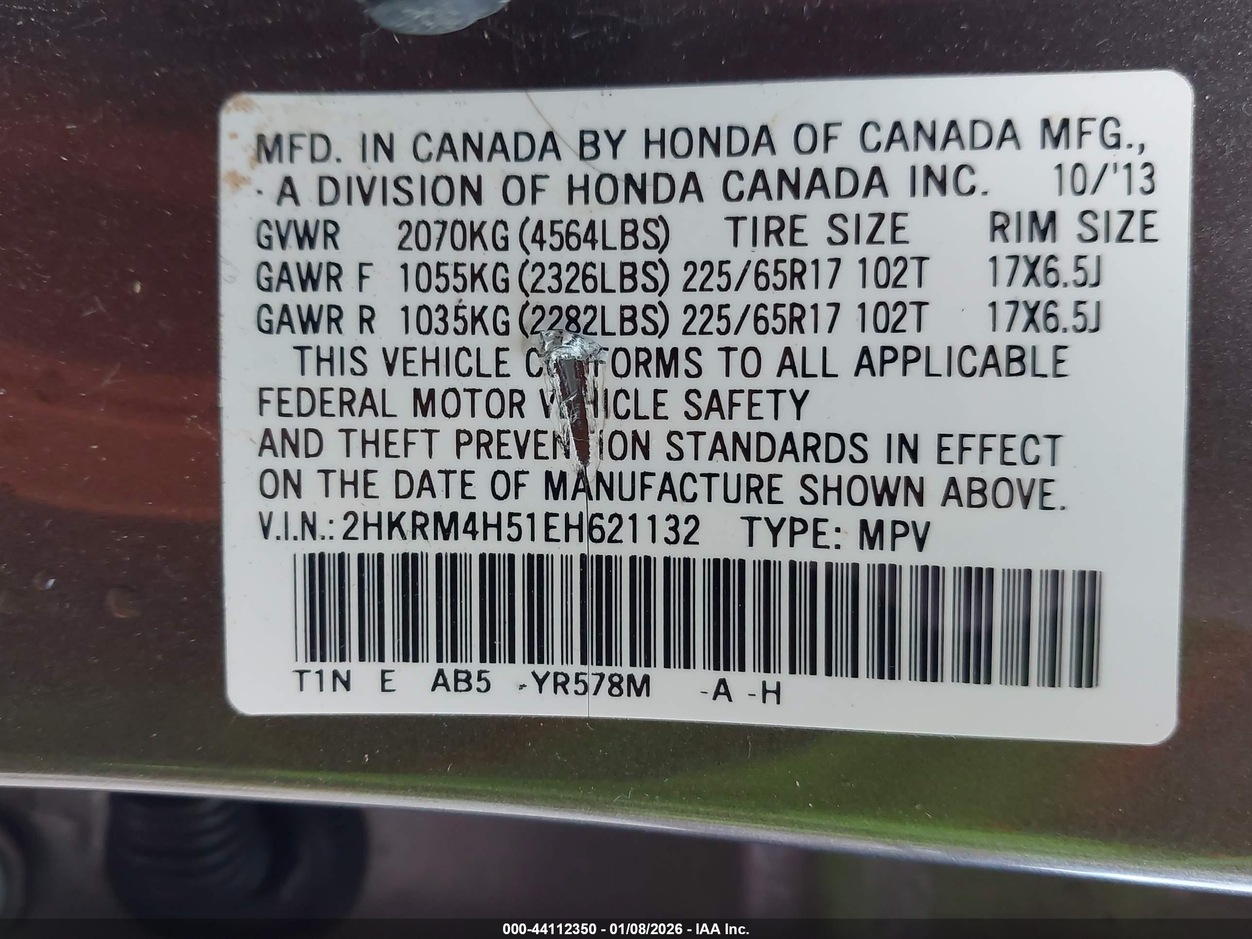 HONDA CR-V image 9