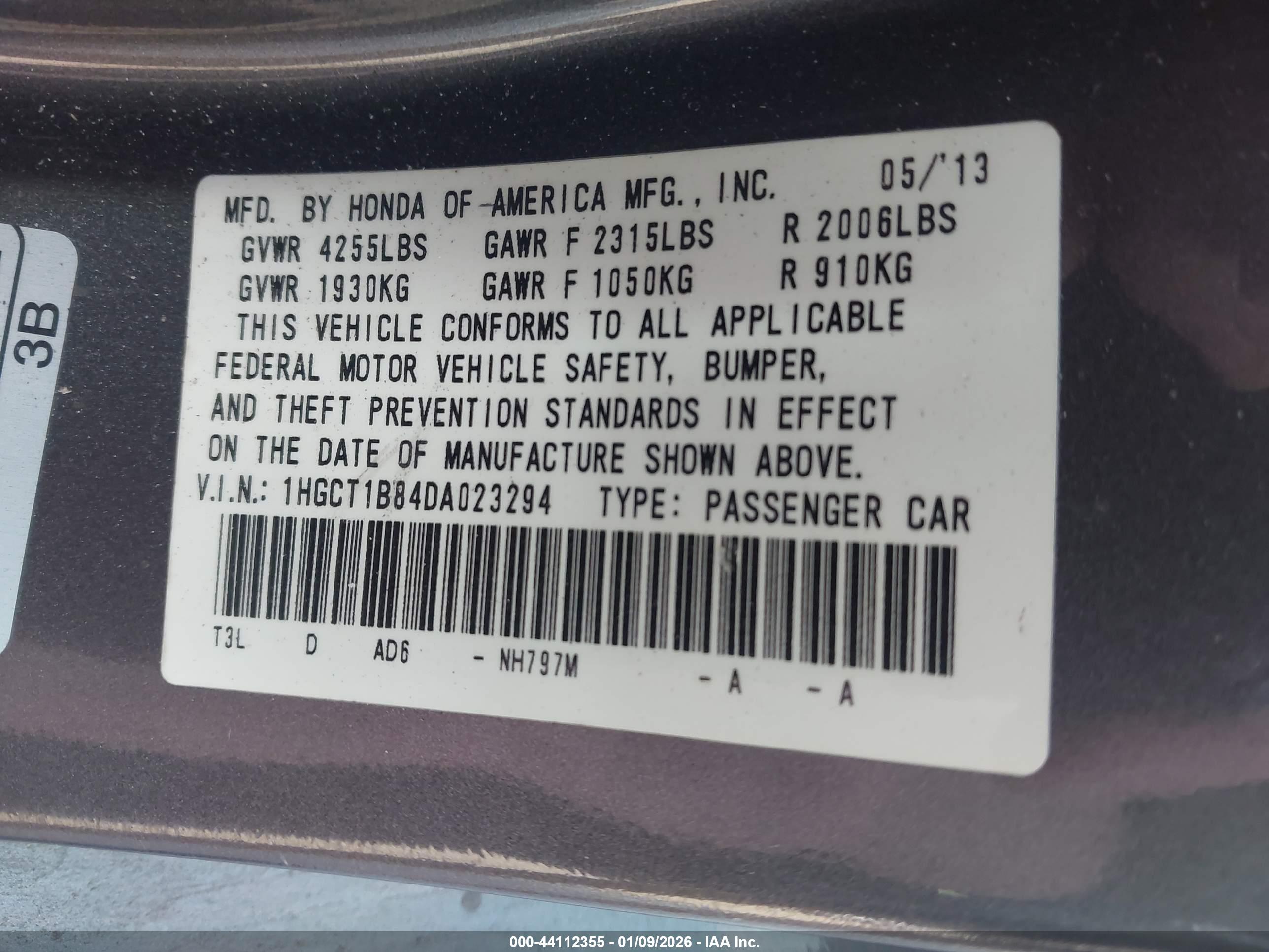 HONDA ACCORD image 9