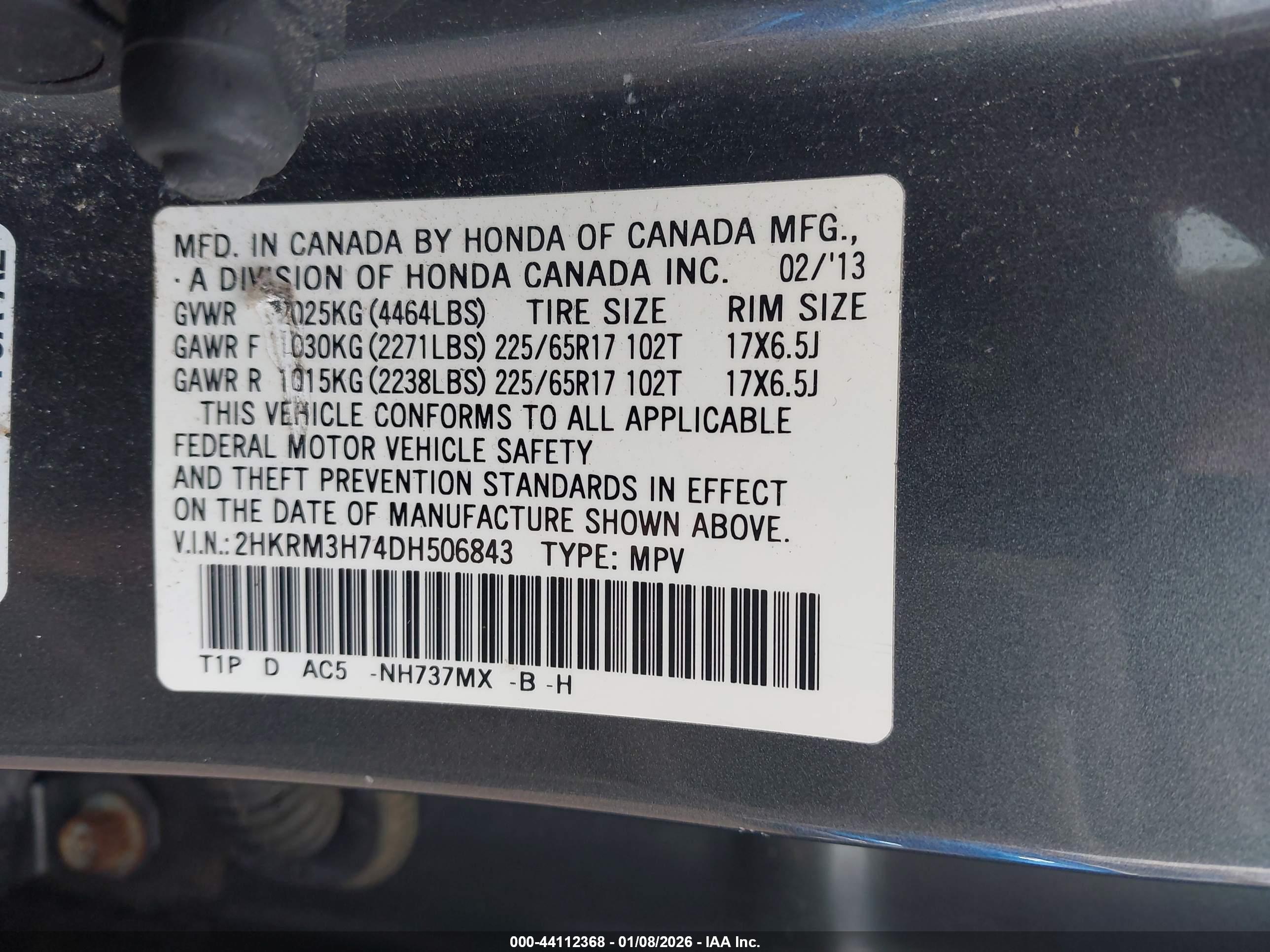 HONDA CR-V image 9