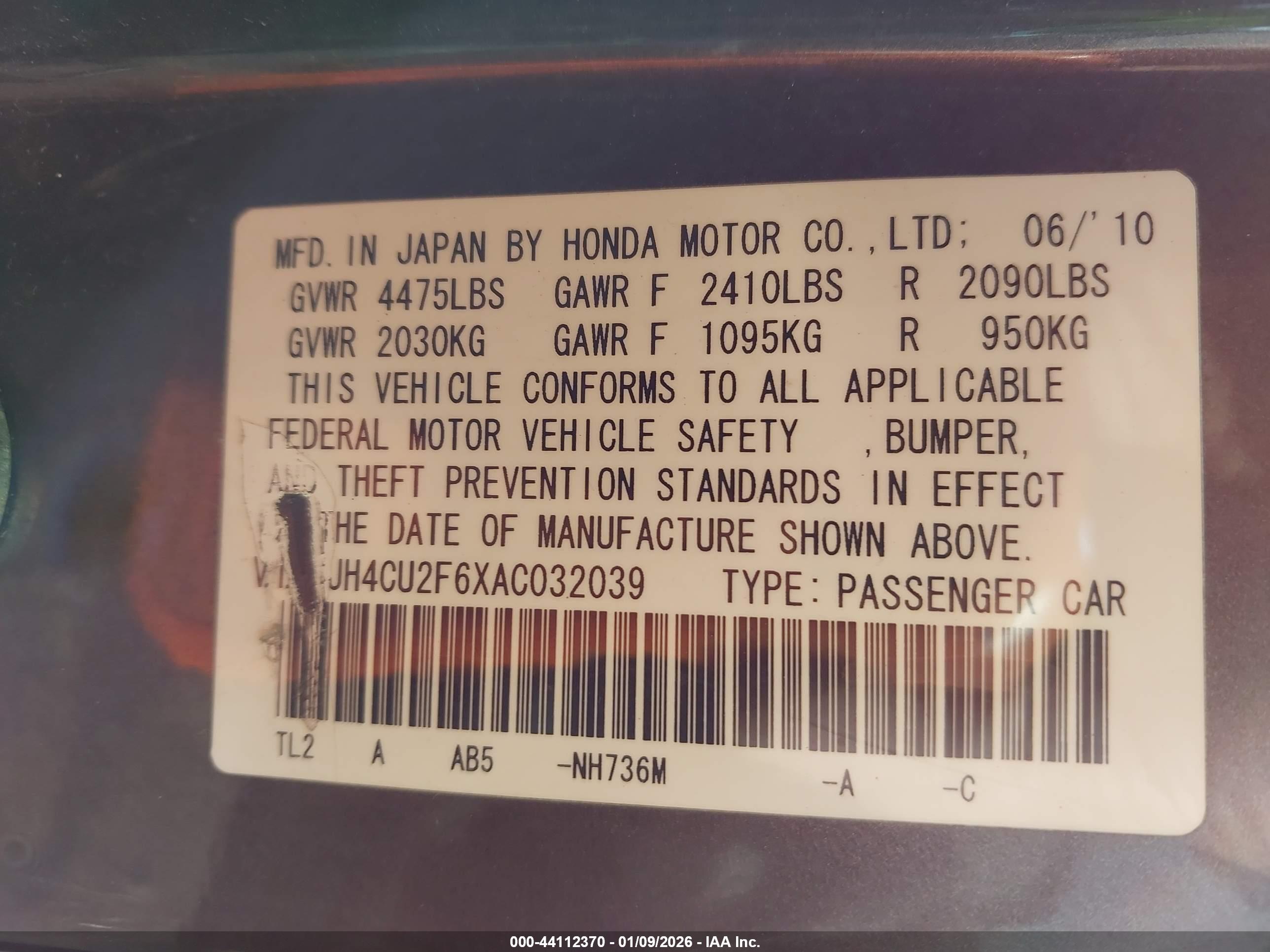 ACURA TSX image 9