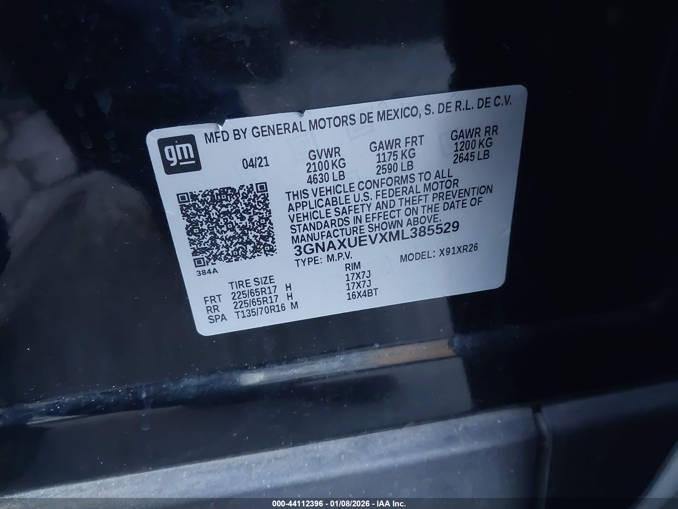CHEVROLET EQUINOX image 9