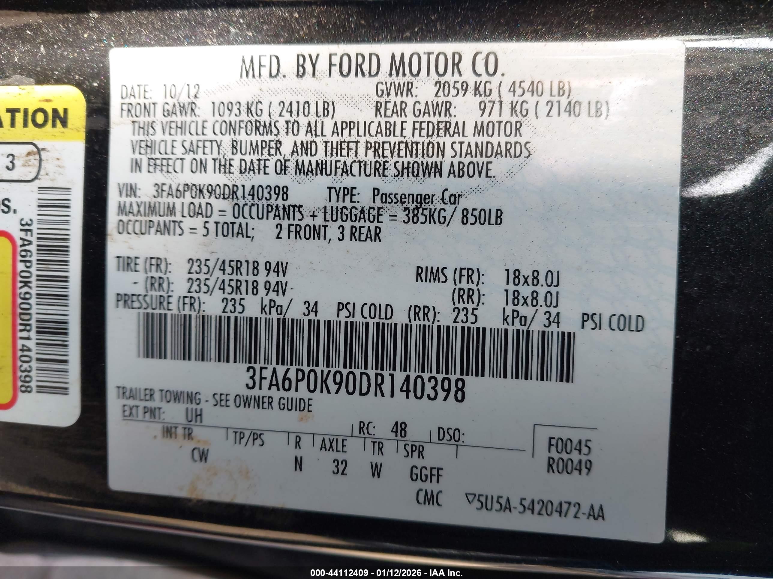 FORD FUSION image 9