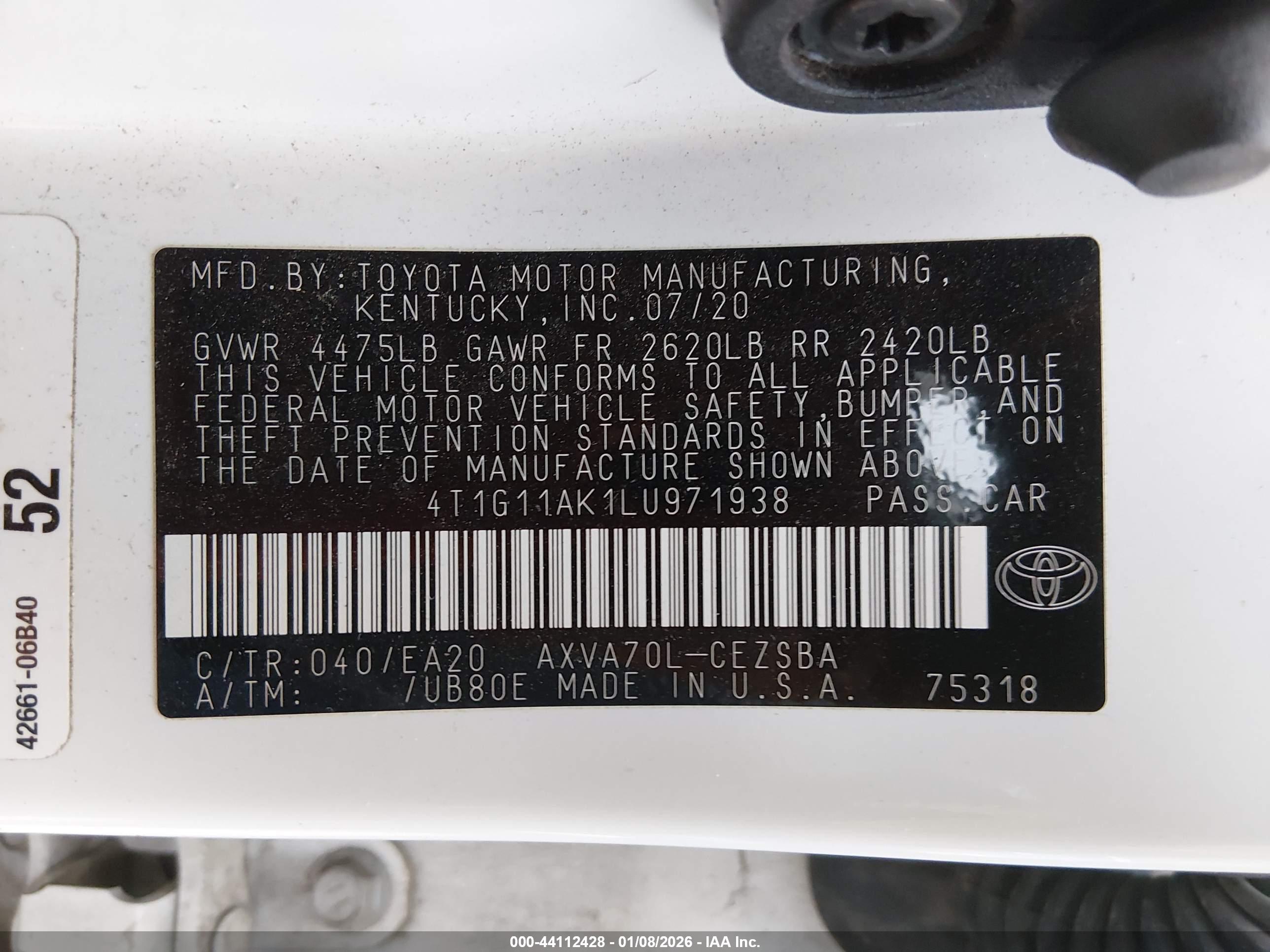 TOYOTA CAMRY image 9