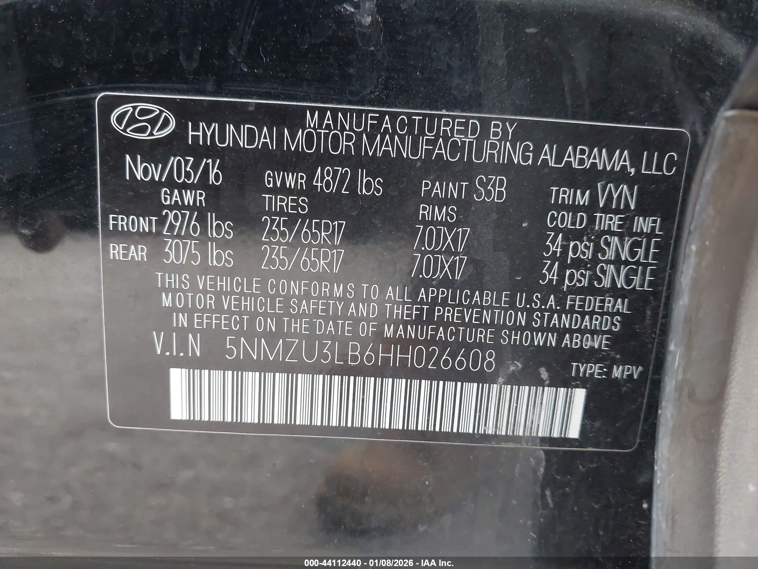 HYUNDAI SANTA image 9