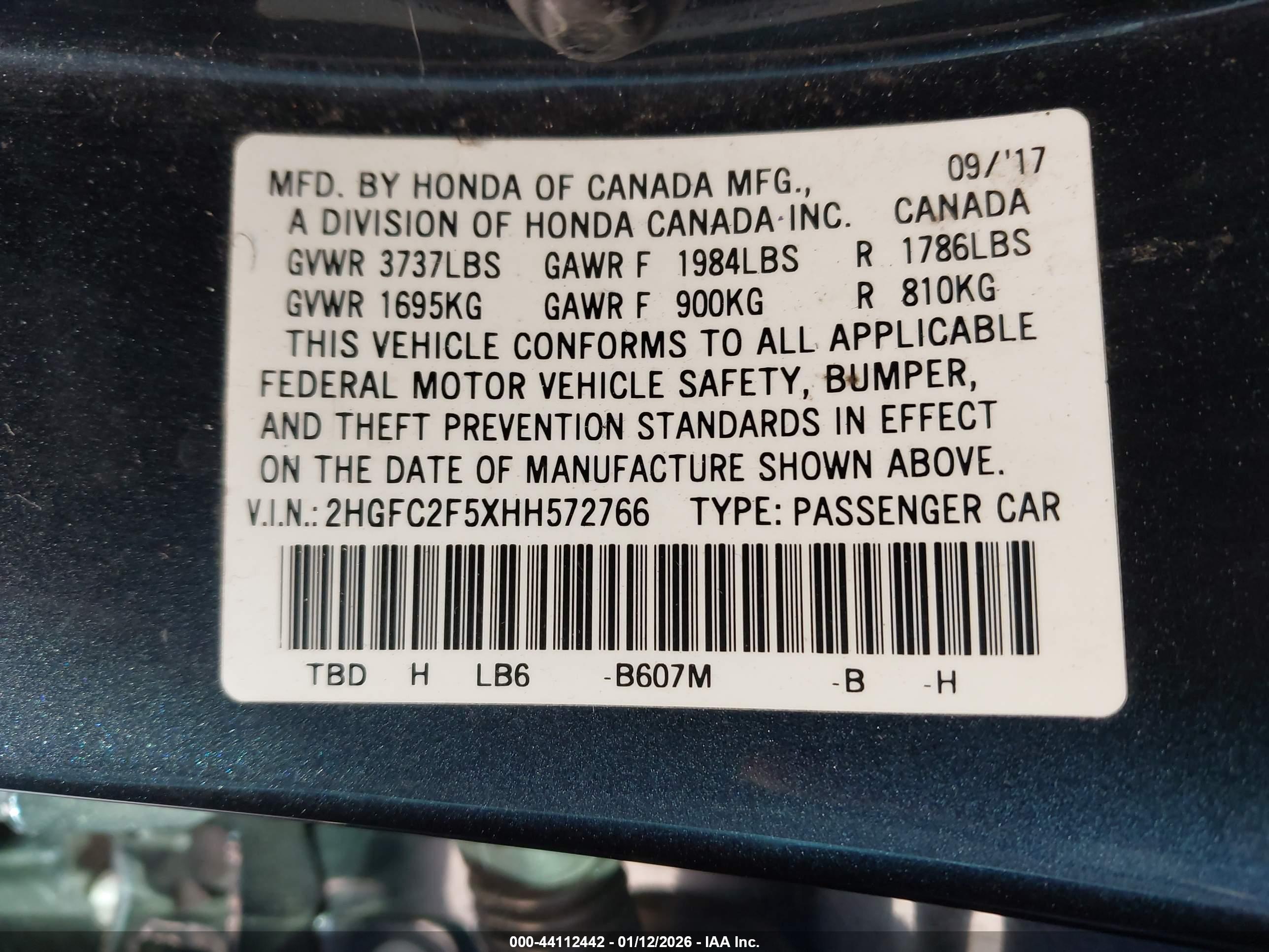HONDA CIVIC image 9