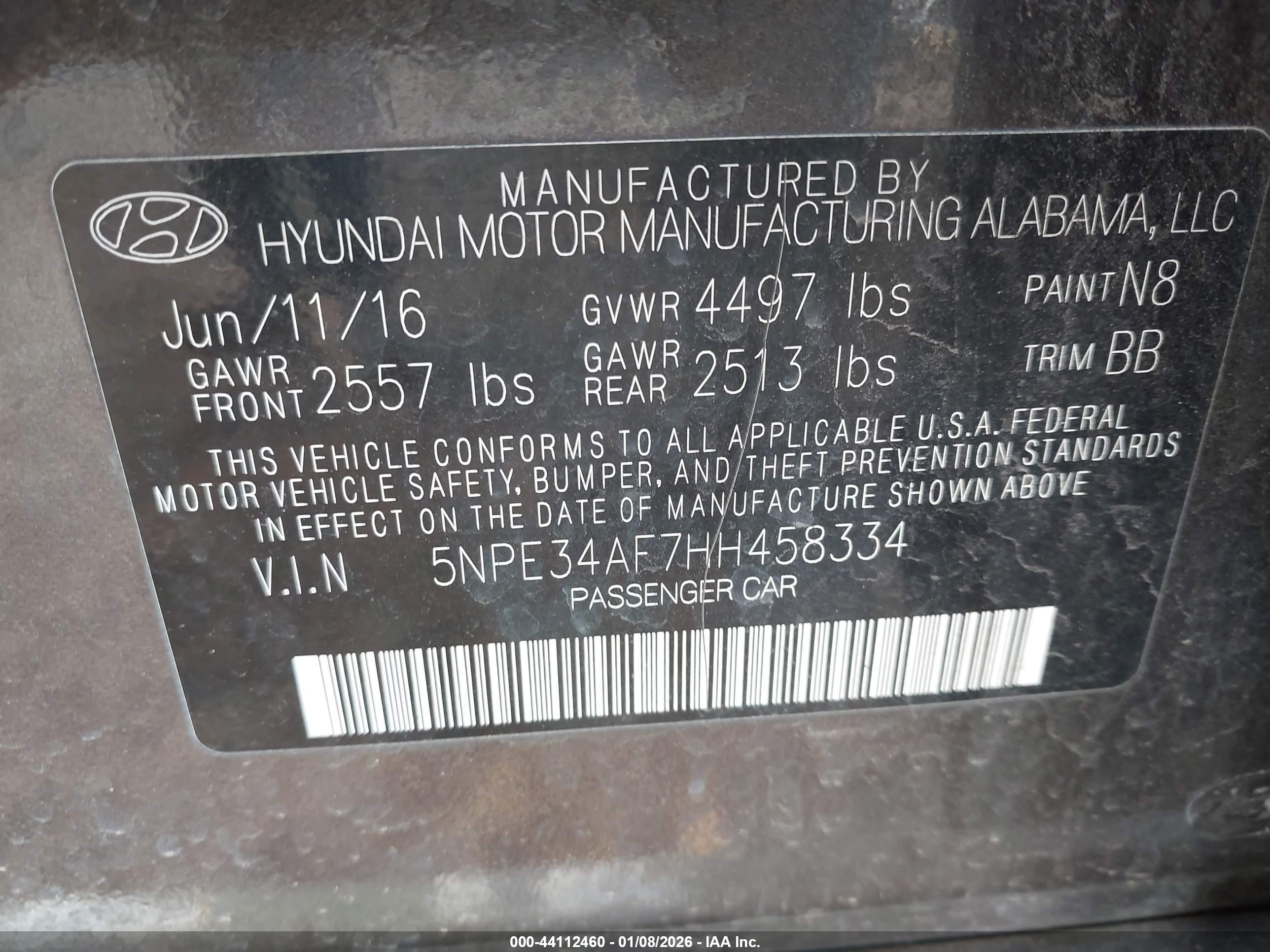 HYUNDAI SONATA image 9