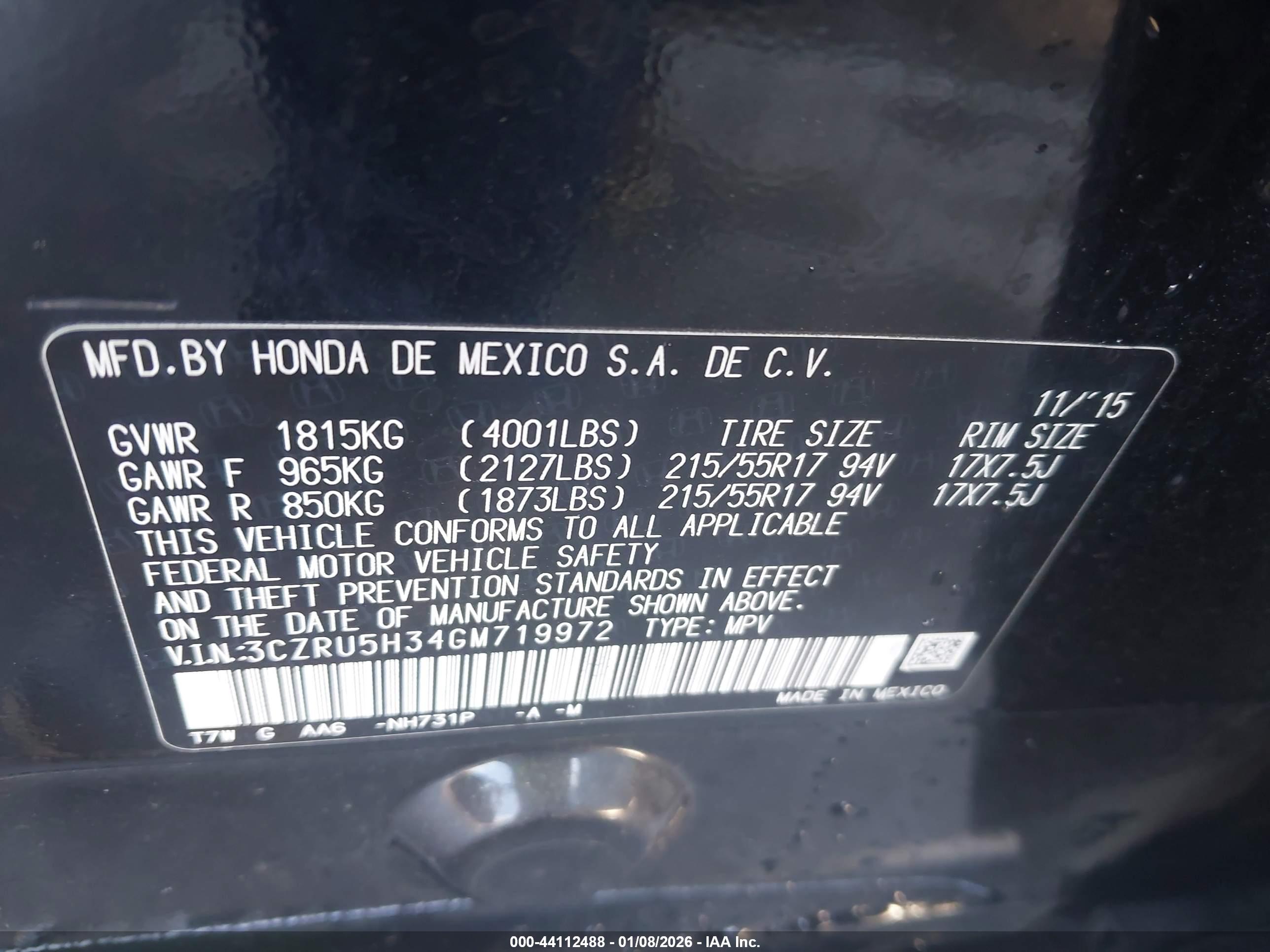 HONDA HR-V image 9