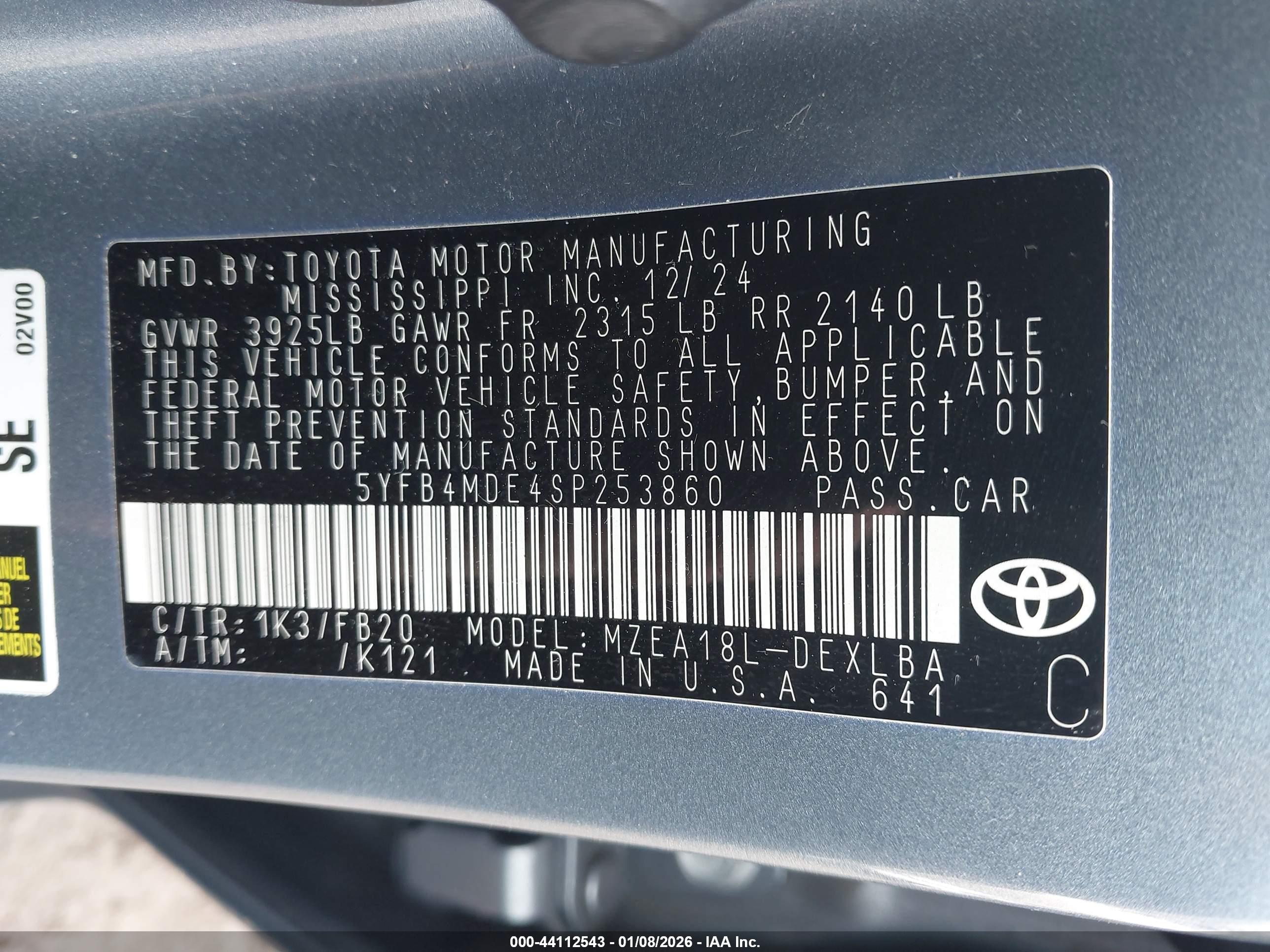 TOYOTA COROLLA image 9