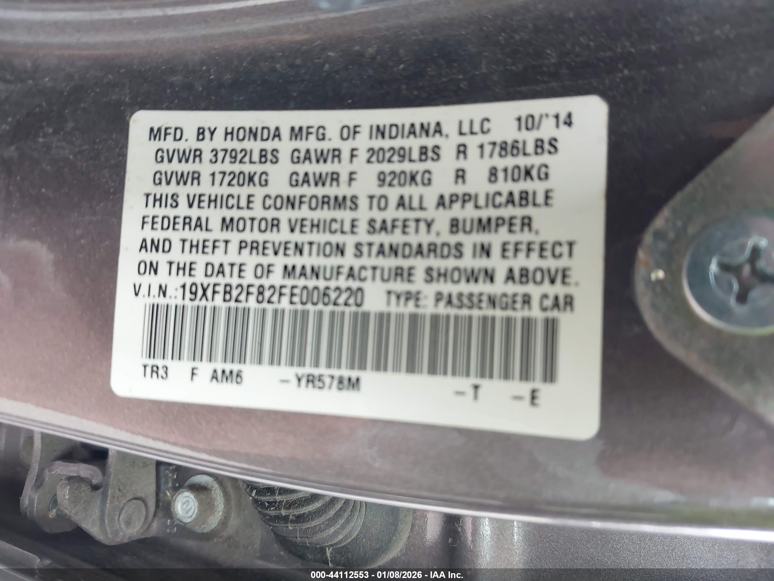 HONDA CIVIC image 9