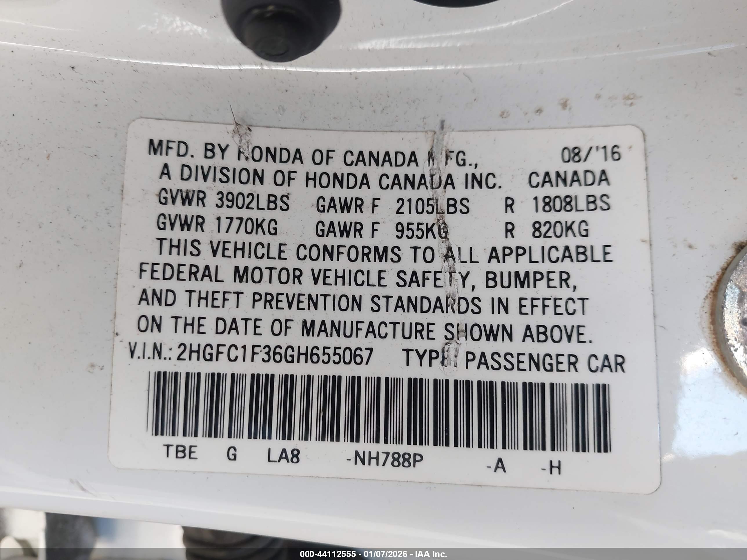 HONDA CIVIC image 9