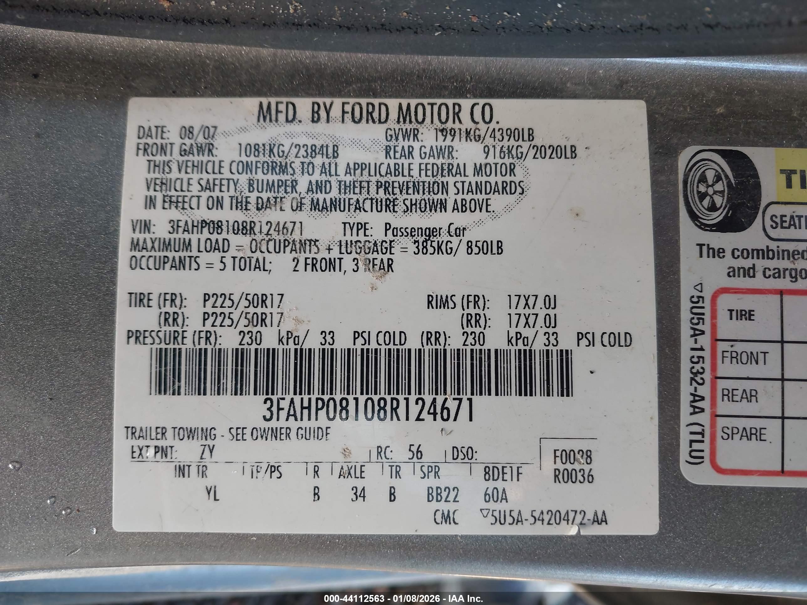 FORD FUSION image 9