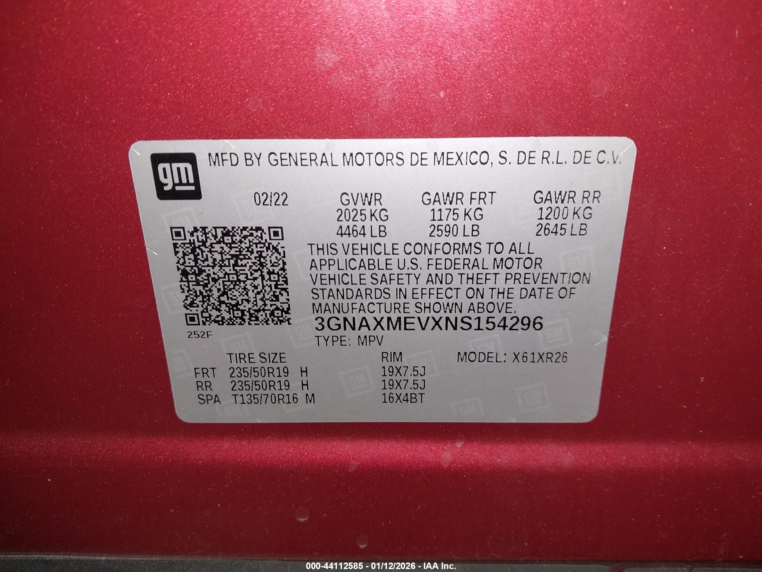 CHEVROLET EQUINOX image 9