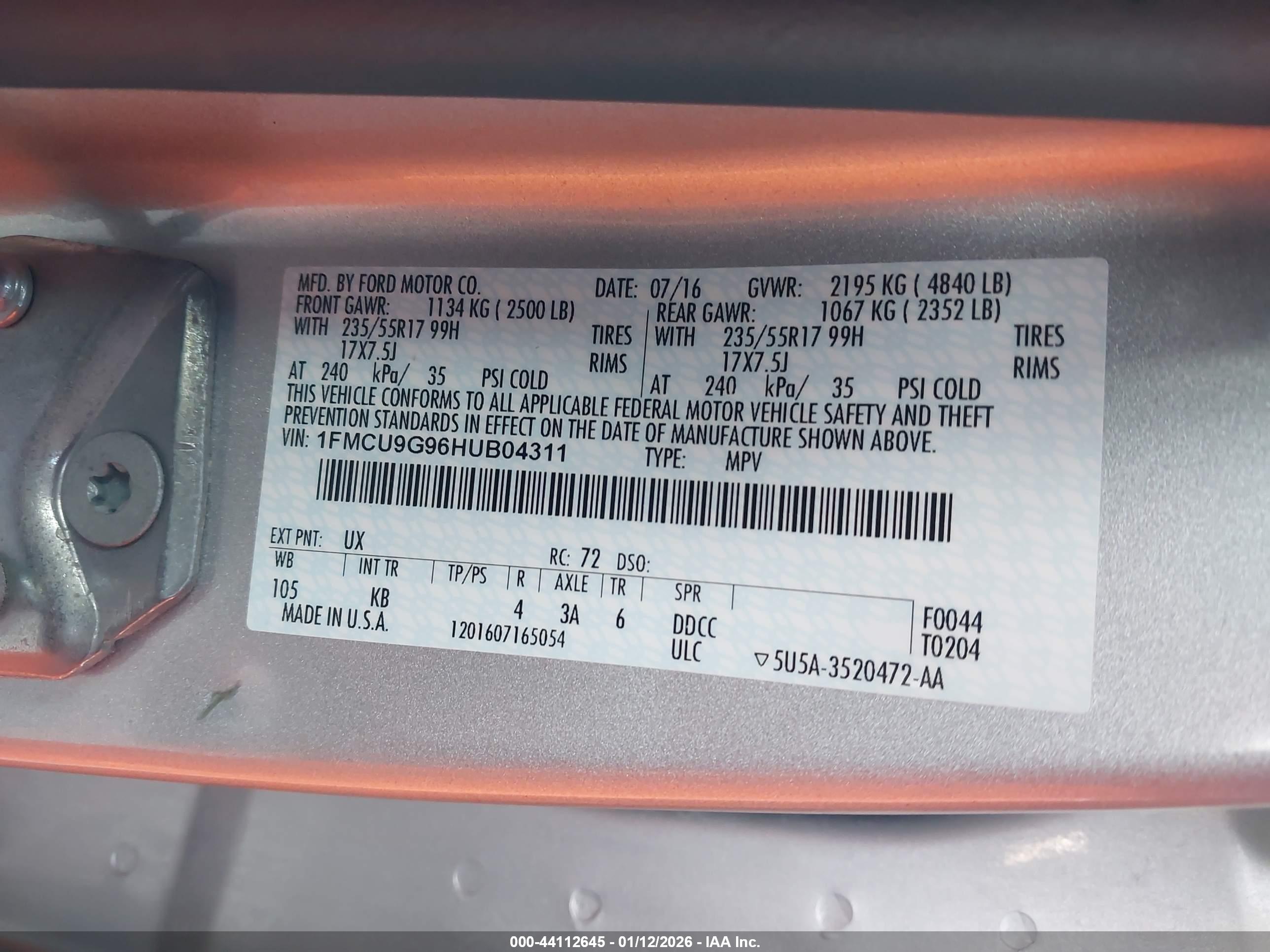 FORD ESCAPE image 9