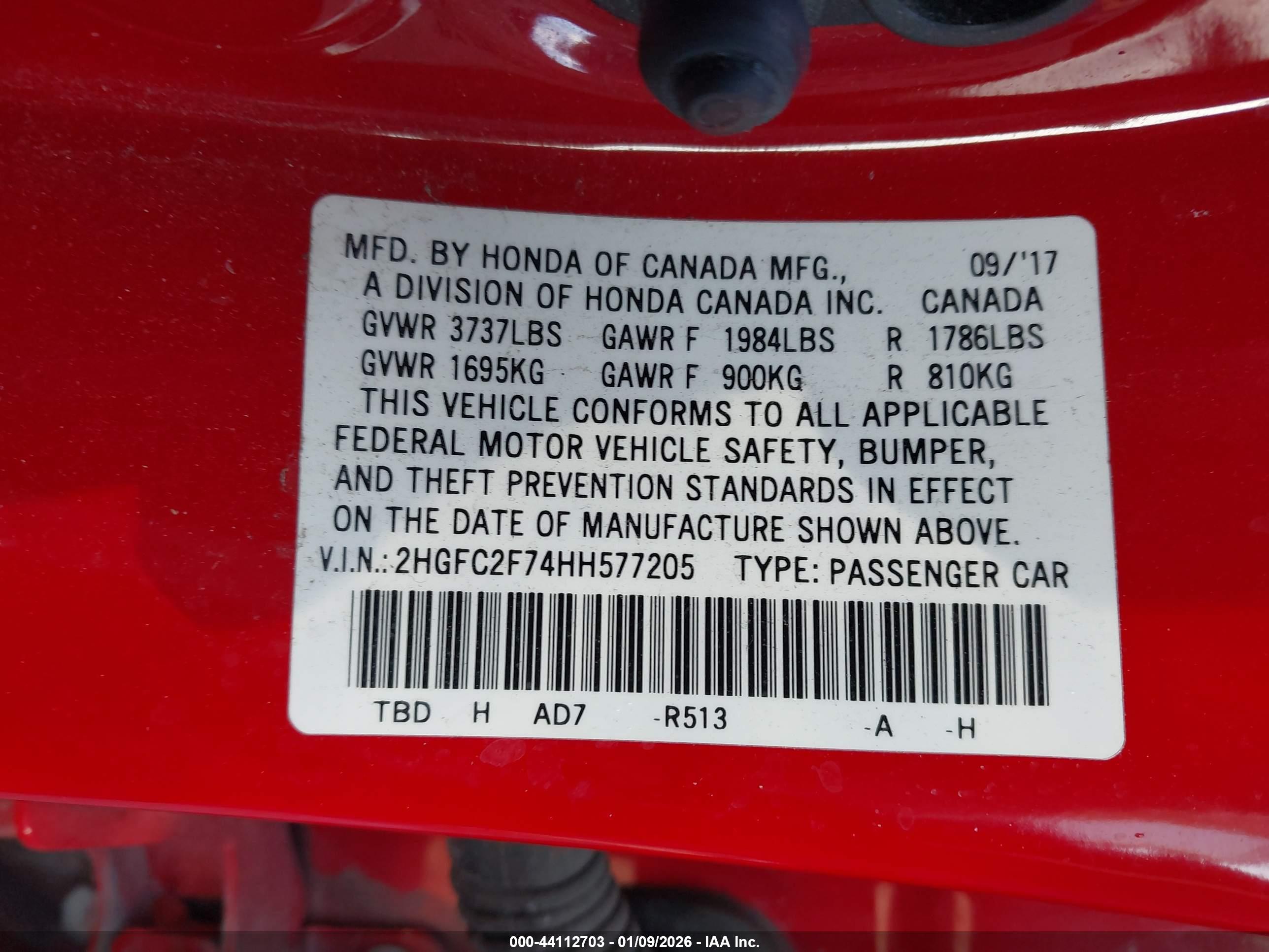 HONDA CIVIC image 9
