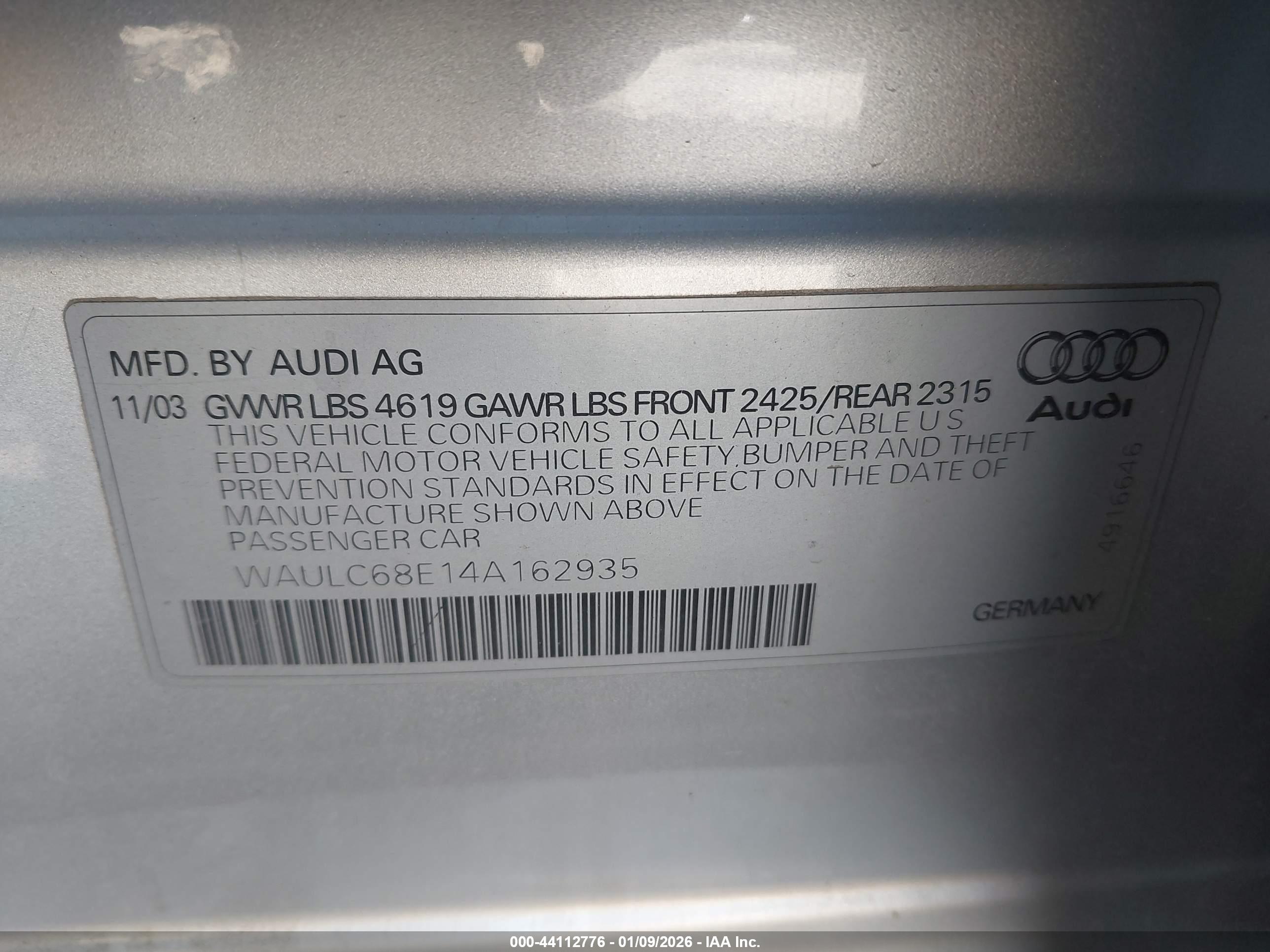 AUDI A4 image 9