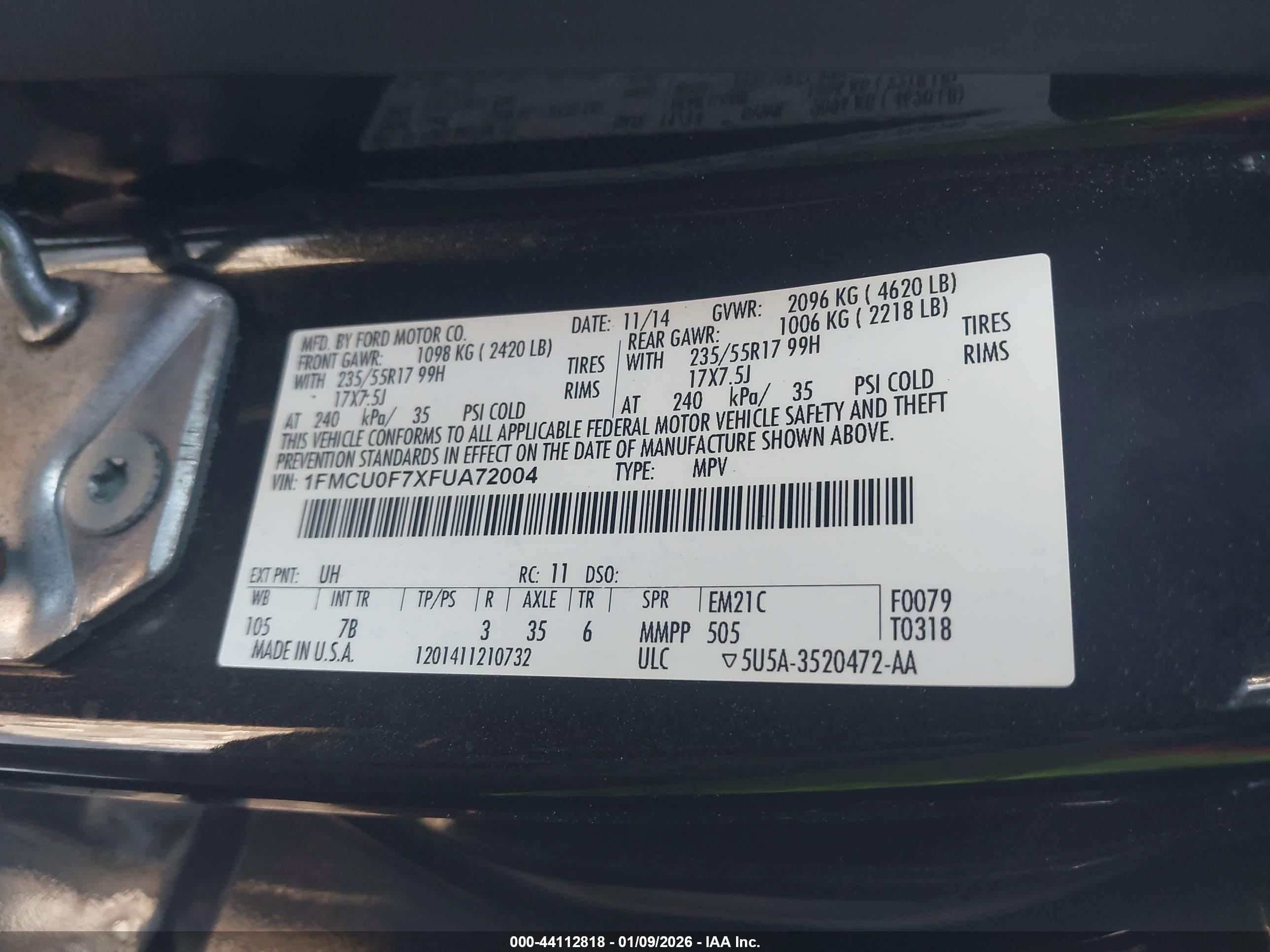 FORD ESCAPE image 9
