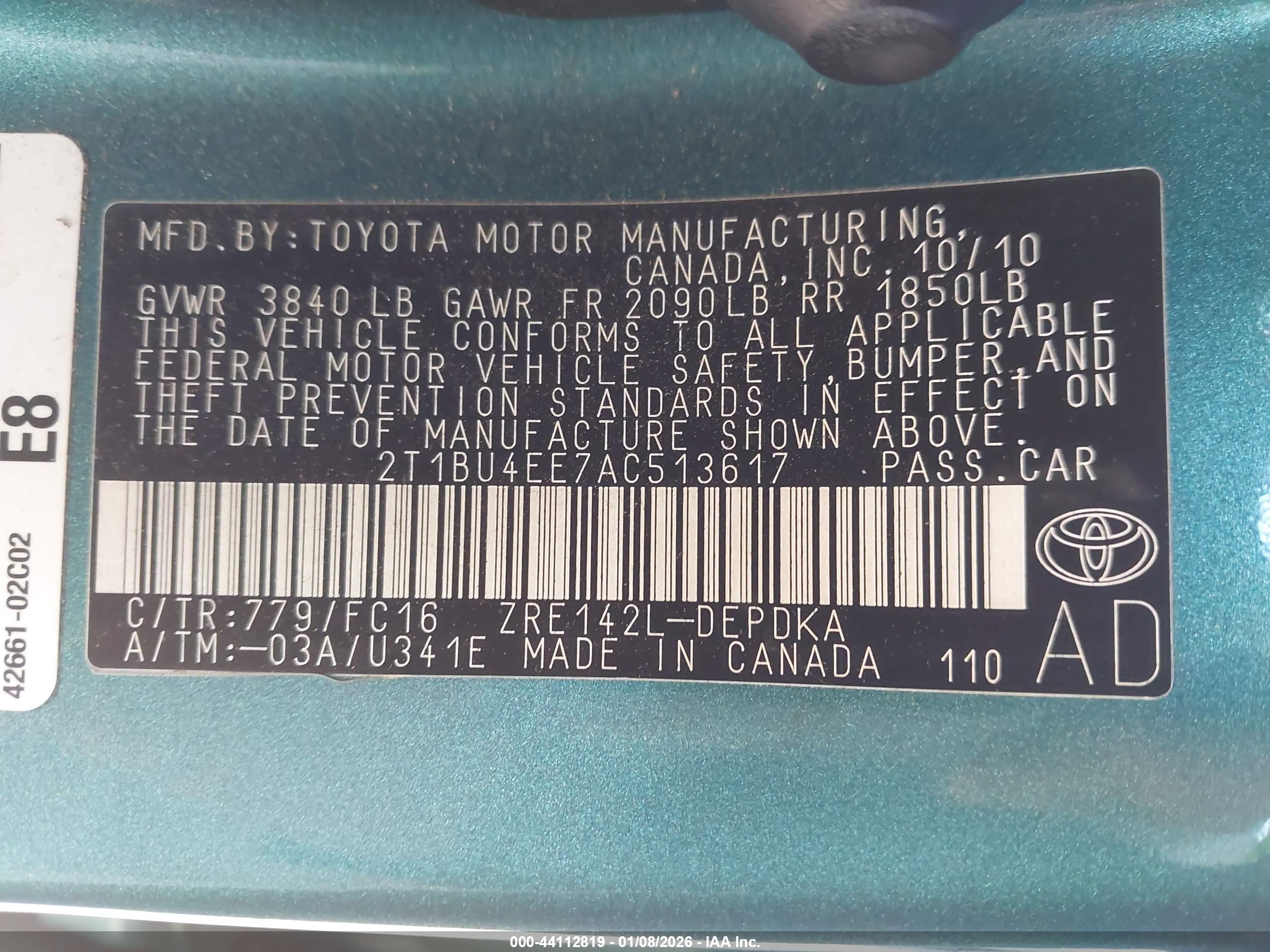 TOYOTA COROLLA image 9